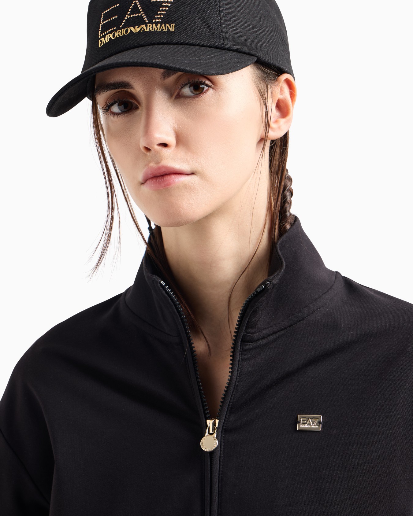 Core Lady stretch-cotton tracksuit Slide 3