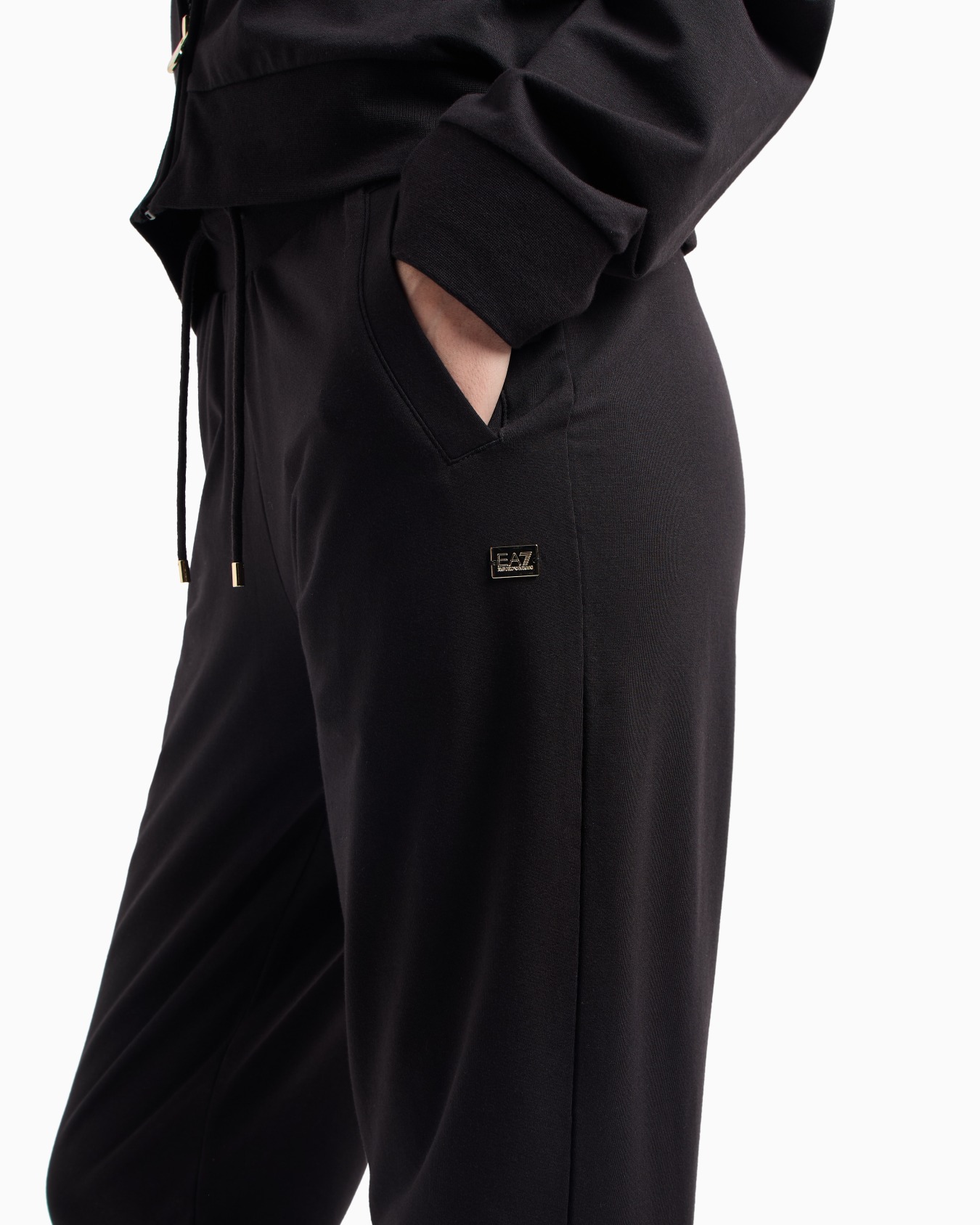 Core Lady stretch-cotton tracksuit Slide 4