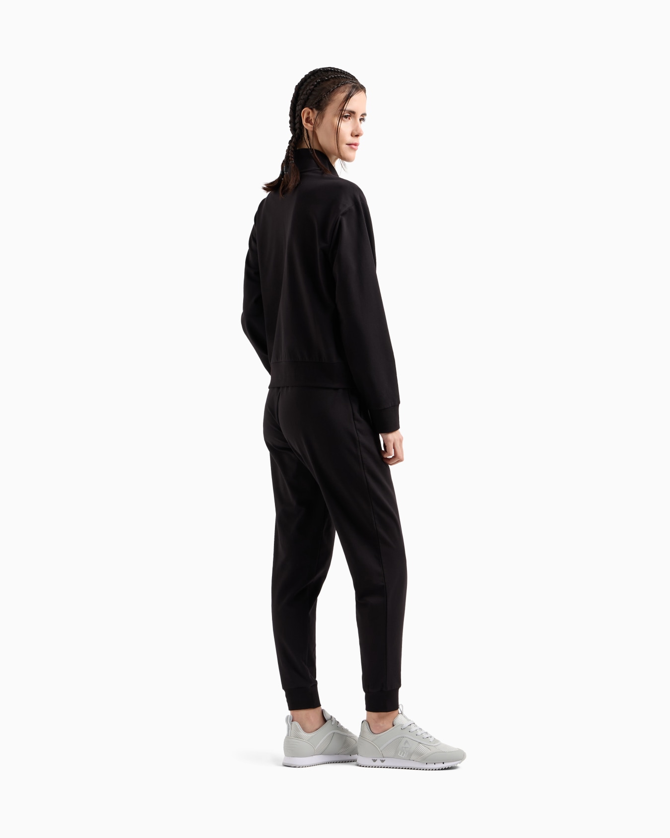 Core Lady stretch-cotton tracksuit Slide 2