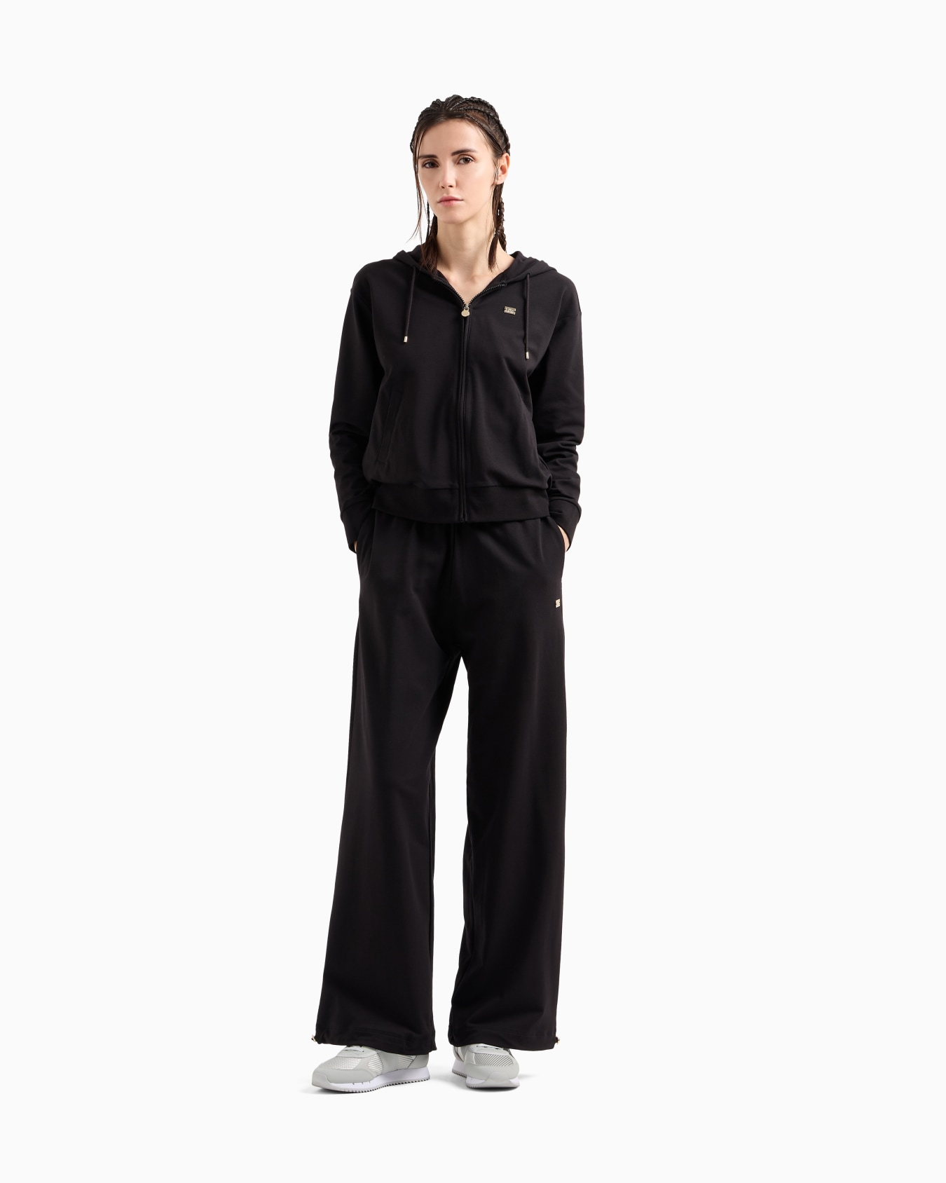Core Lady stretch-cotton tracksuit Slide 1