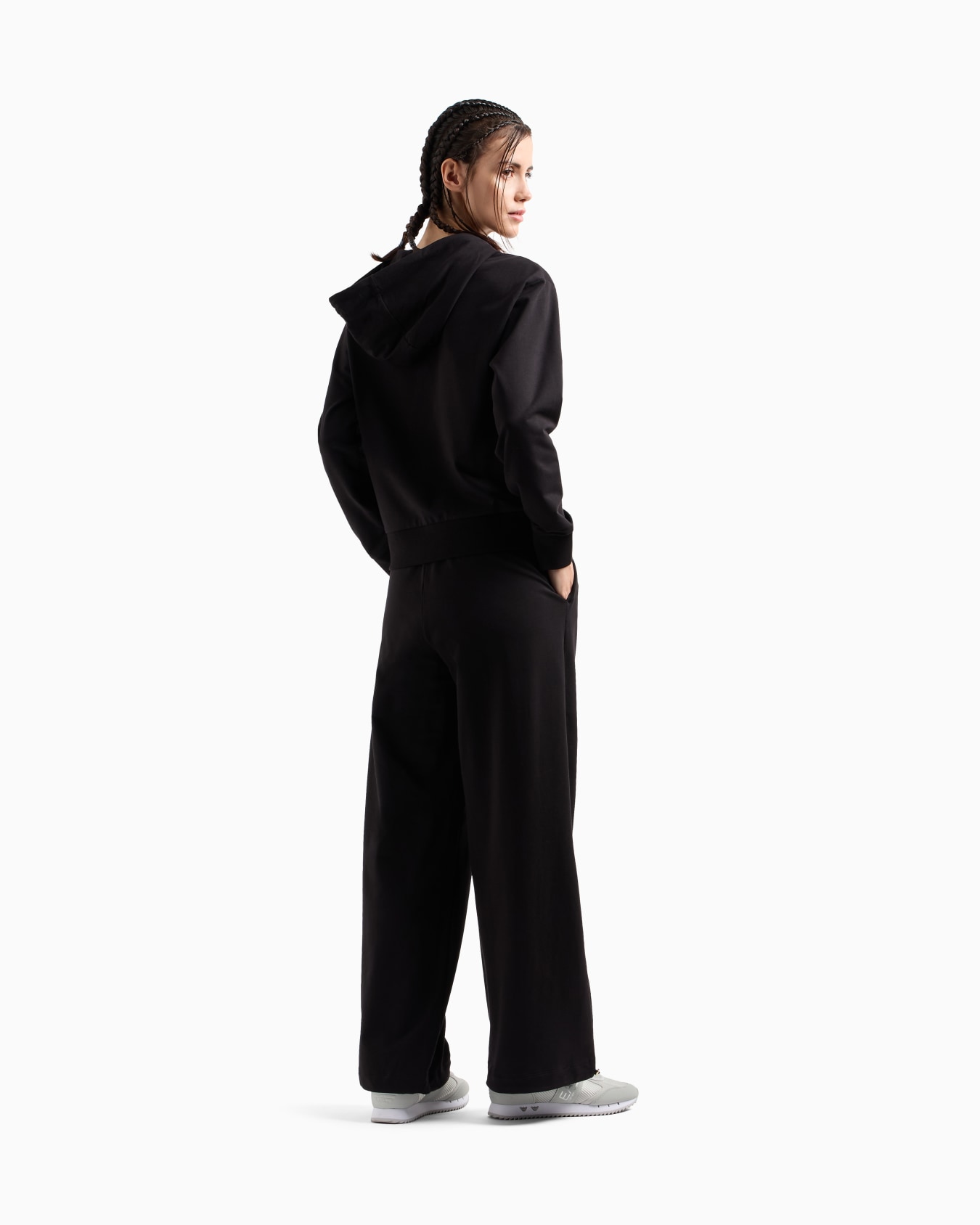 Core Lady stretch-cotton tracksuit Slide 2