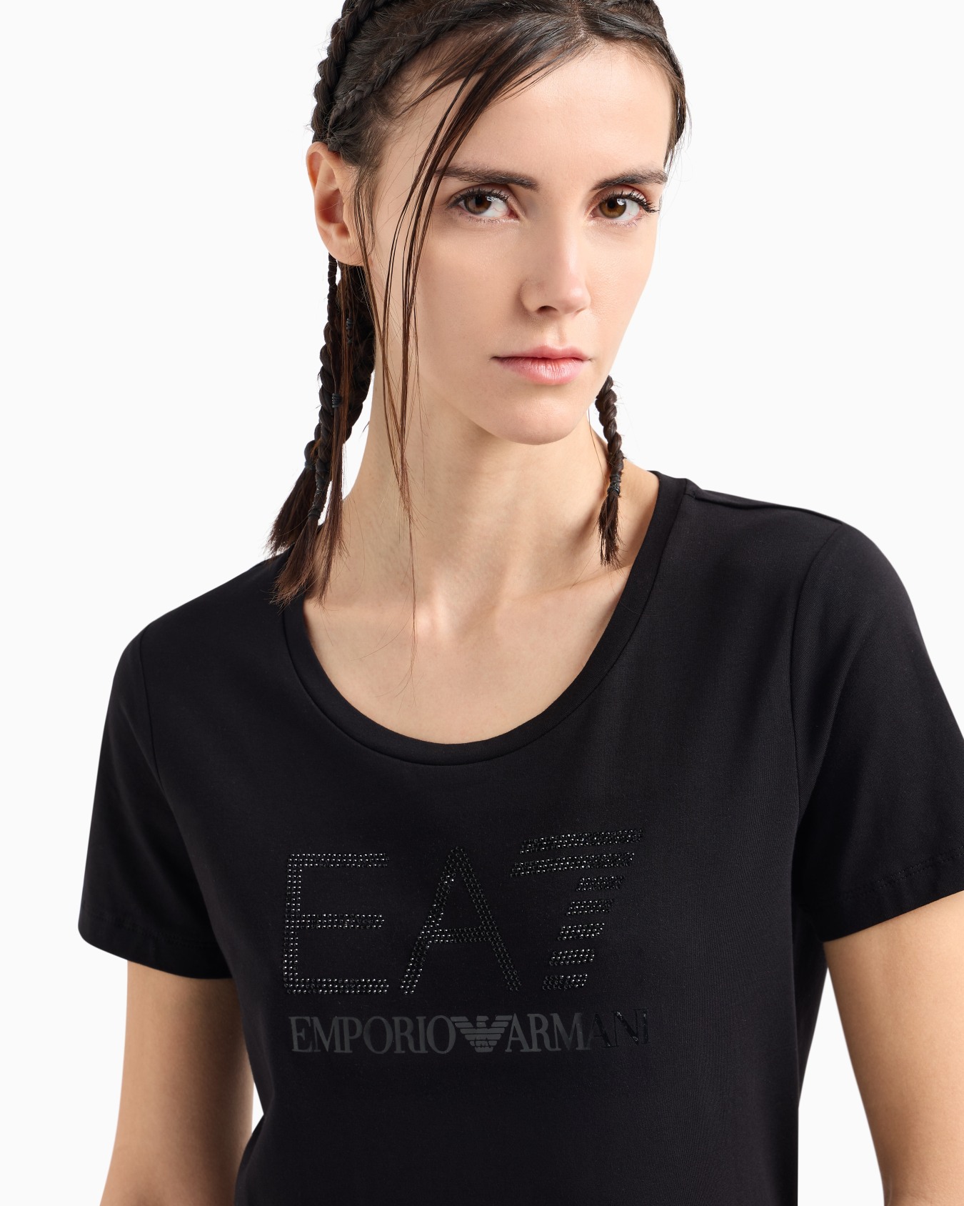 Logo Series stretch cotton-jersey T-shirt Slide 4