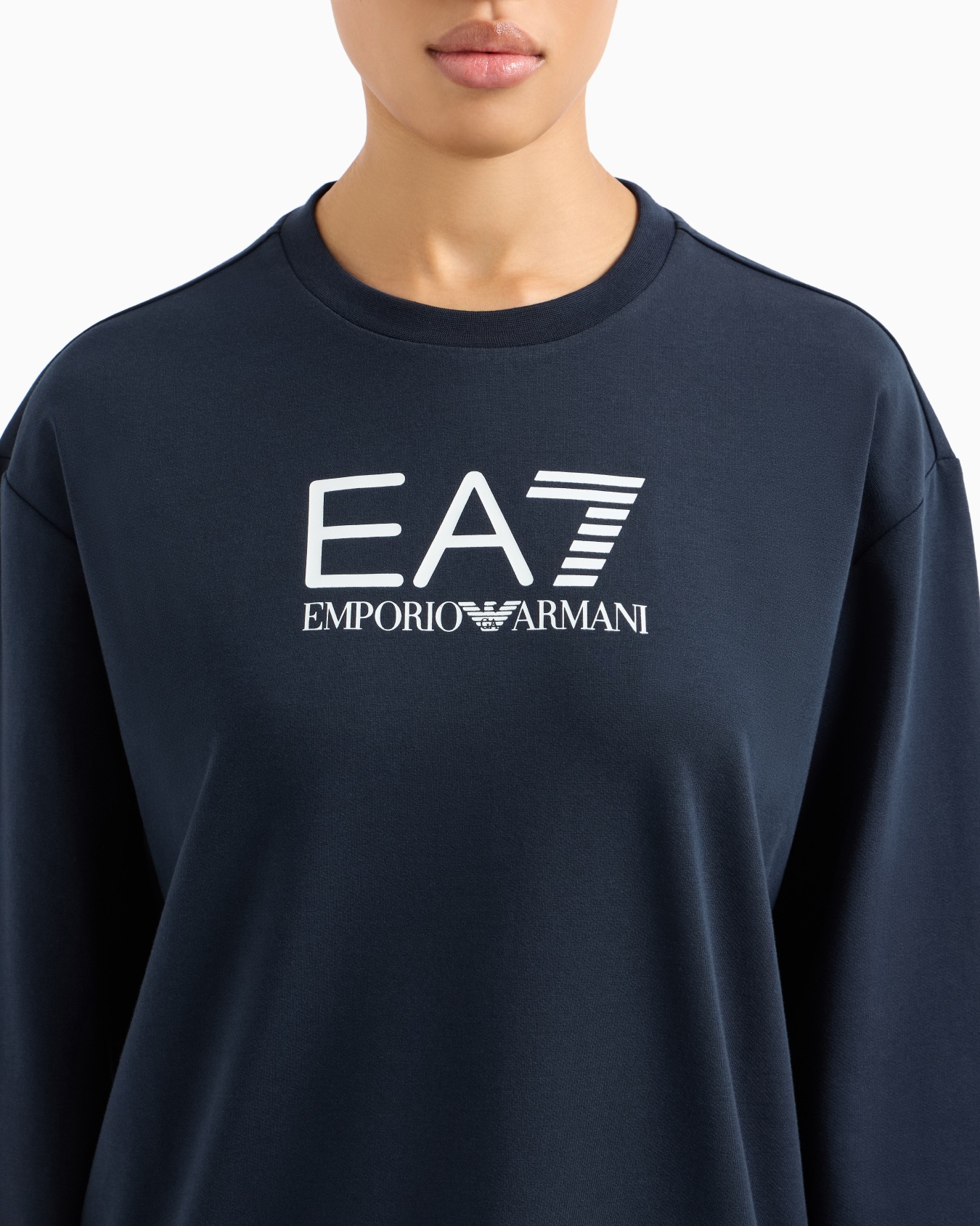 Stretch-cotton tracksuit with logo Slide 3