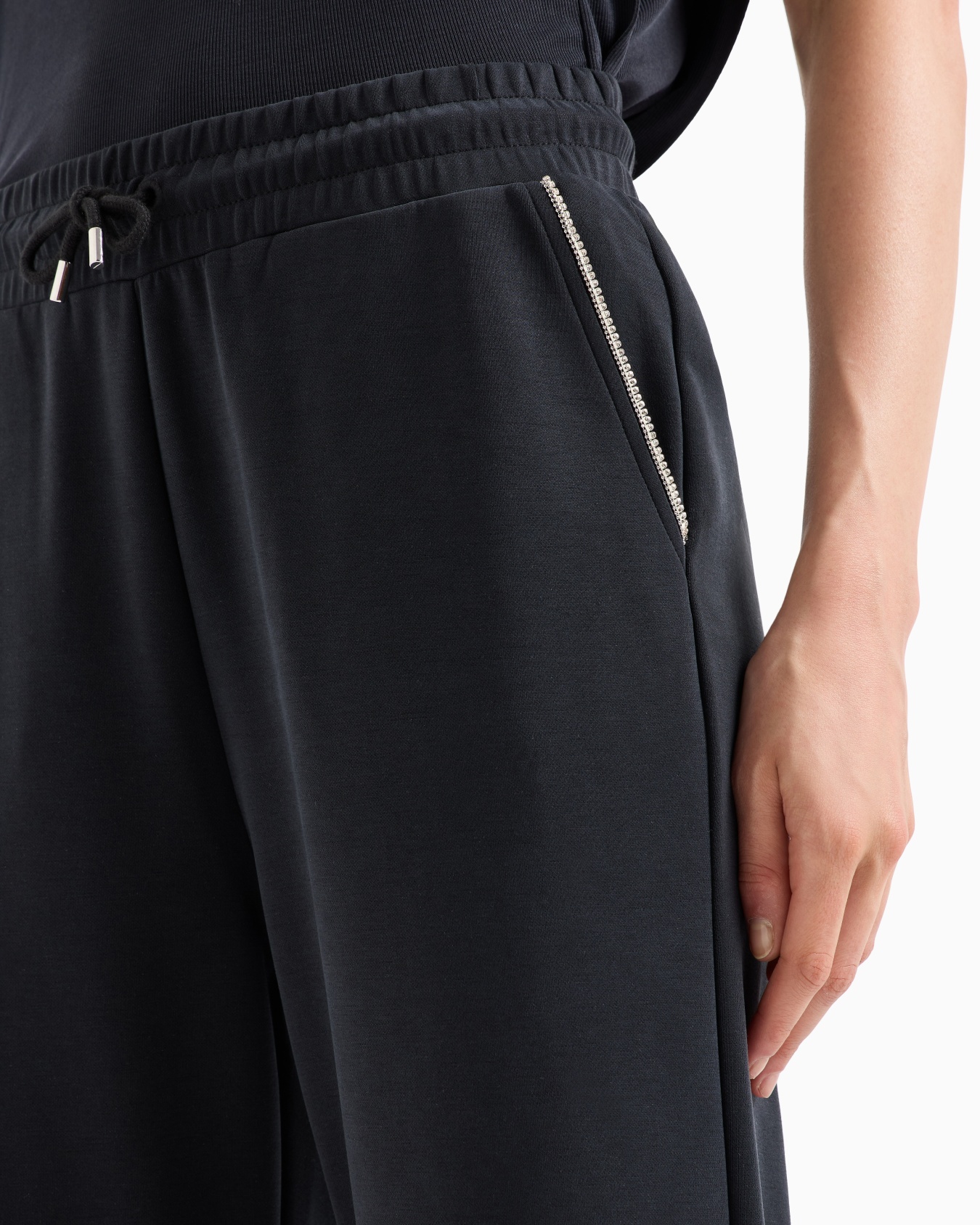 Pantalones de chándal Precious en mezcla de modal elástico Diapositiva 4
