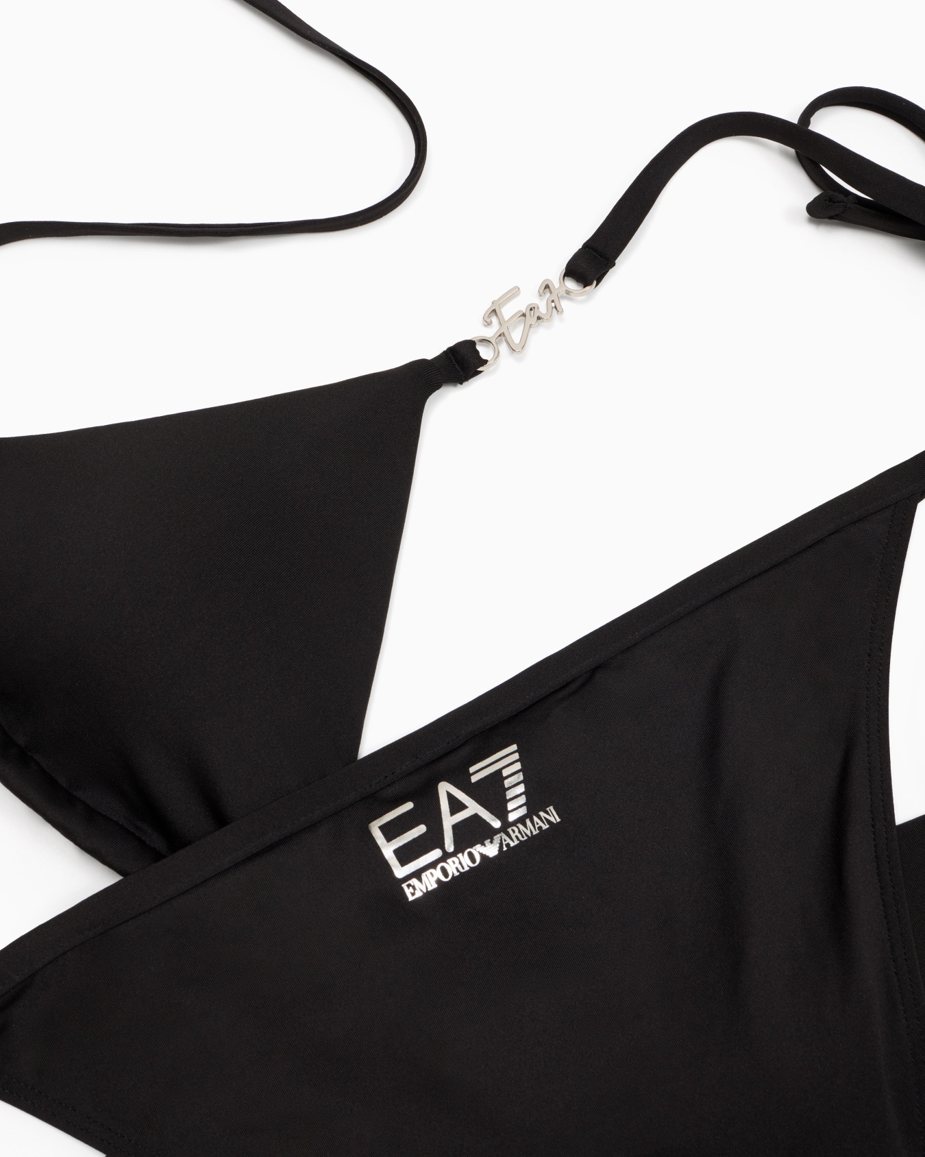 Triangle bikini in technical fabric Slide 1