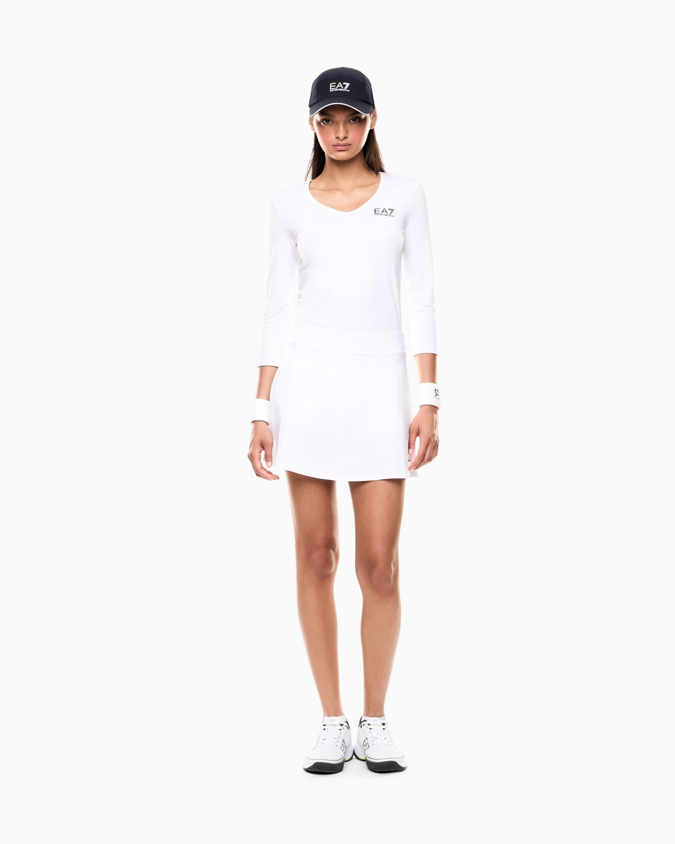 T-shirt à manches longues Tennis Pro en tissu technique VENTUS7 Diapositive 1