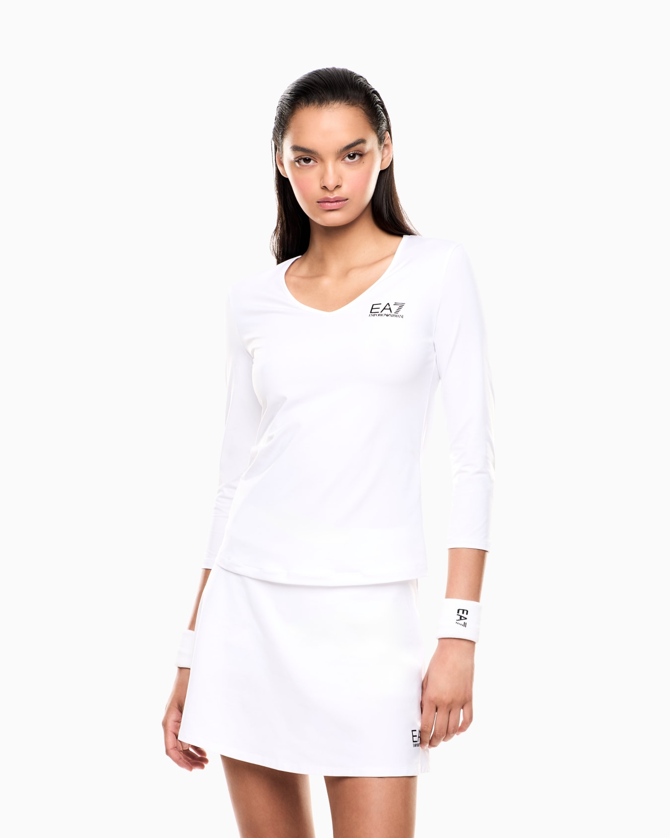 T-shirt à manches longues Tennis Pro en tissu technique VENTUS7 Diapositive 3