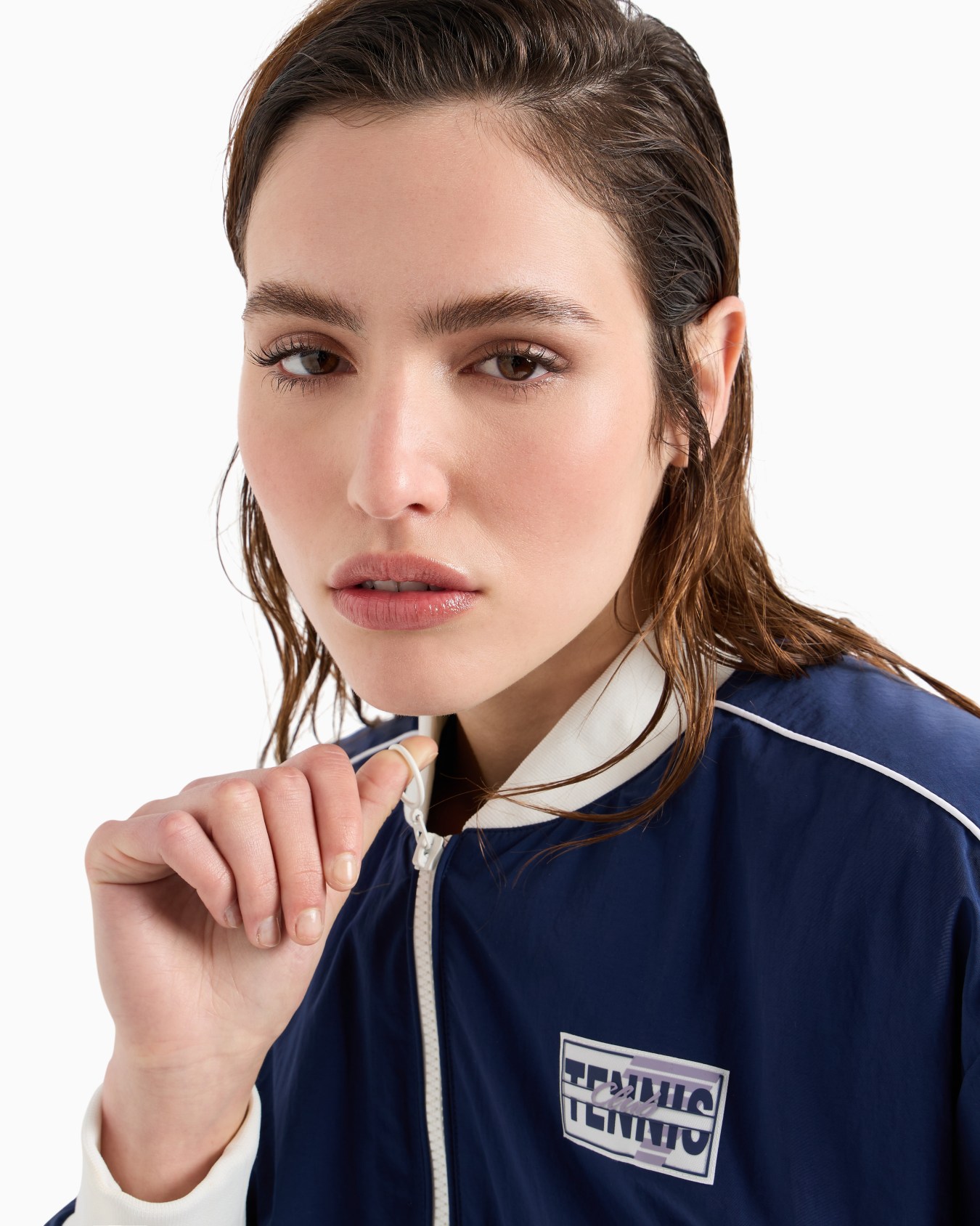 Tennis Club stretch-nylon bomber jacket Slide 4