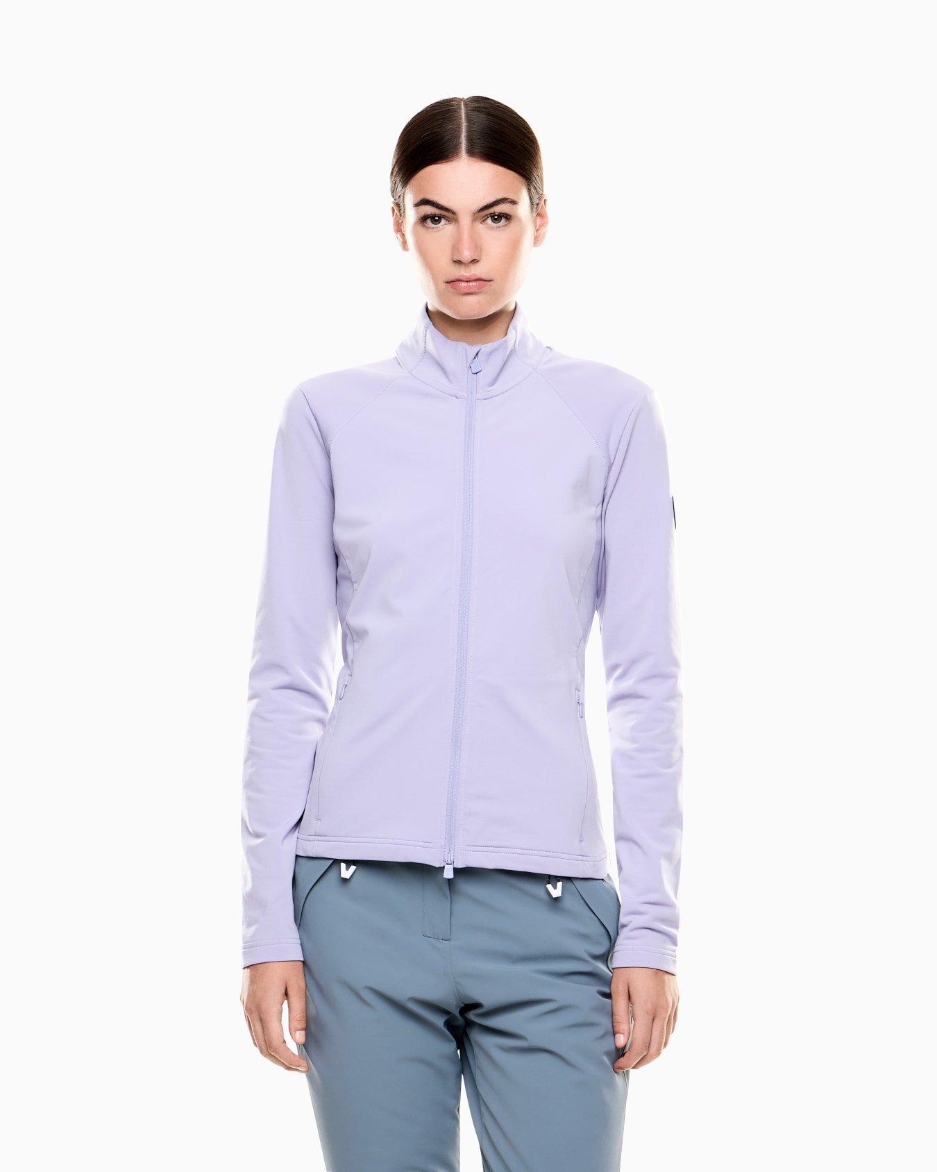 Polaire de ski technique en tissu Powerstretch Diapositive 3