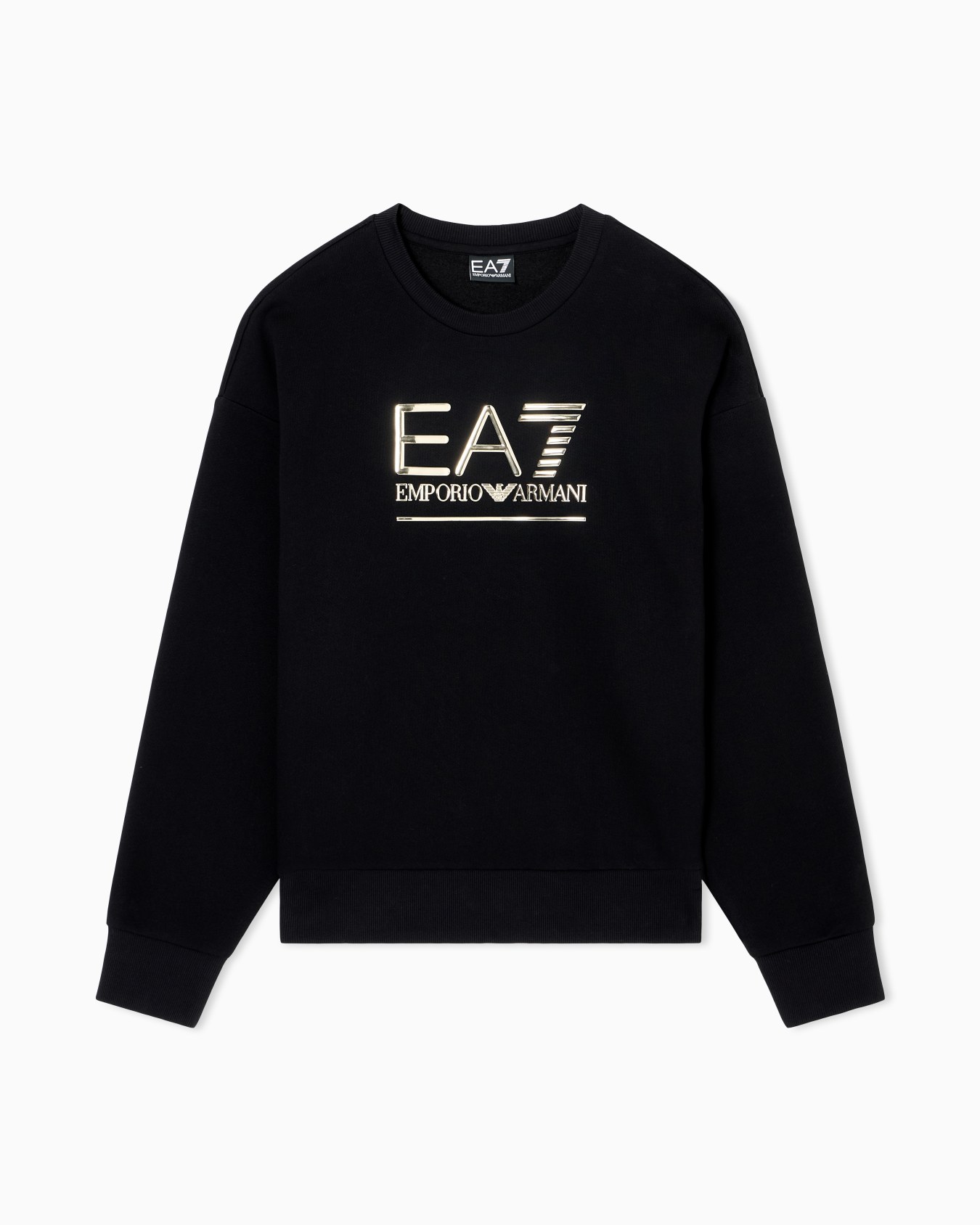 Visibility cotton-blend sweatshirt with oversized logo Slide 0