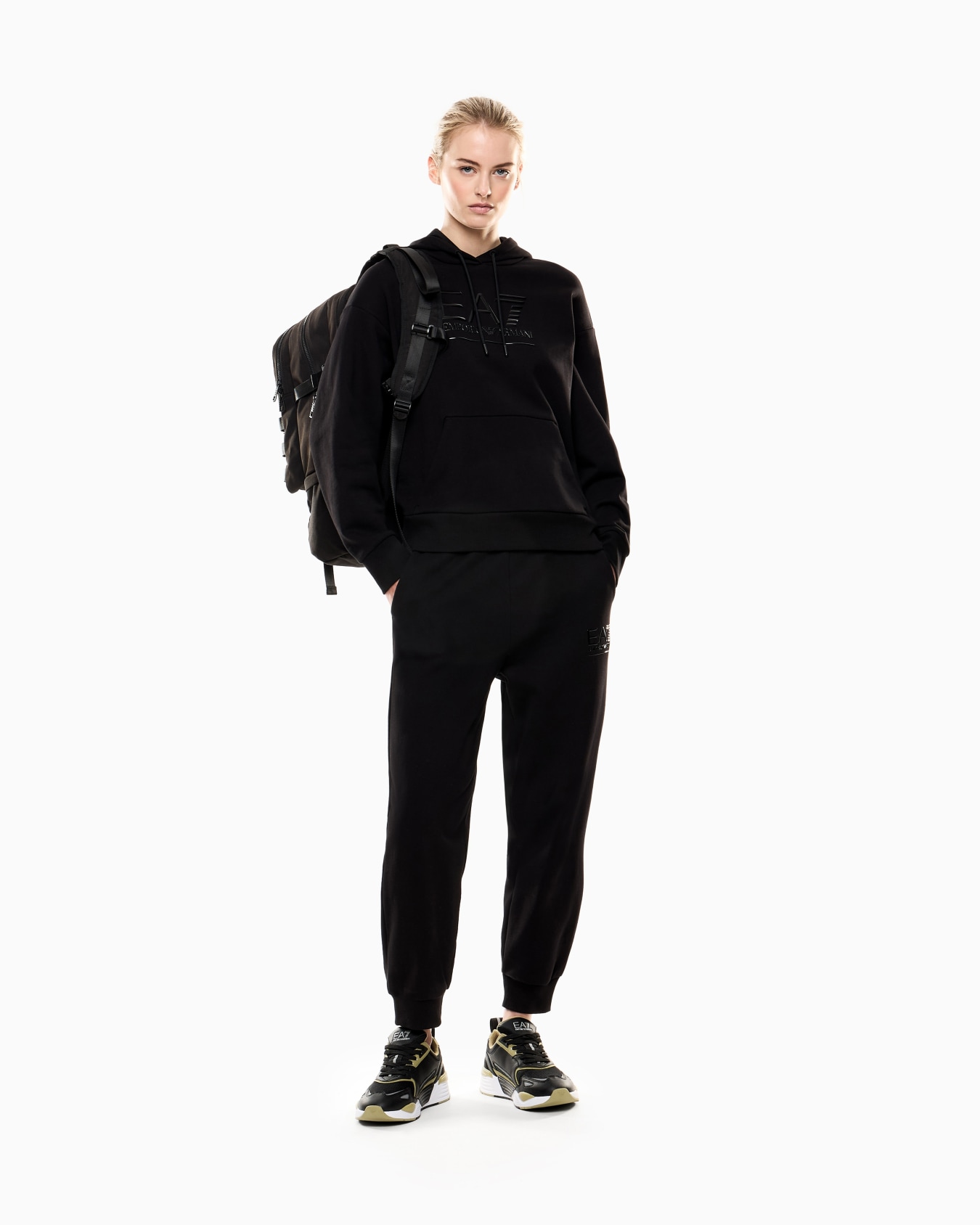 Visibility cotton-blend joggers Slide 1