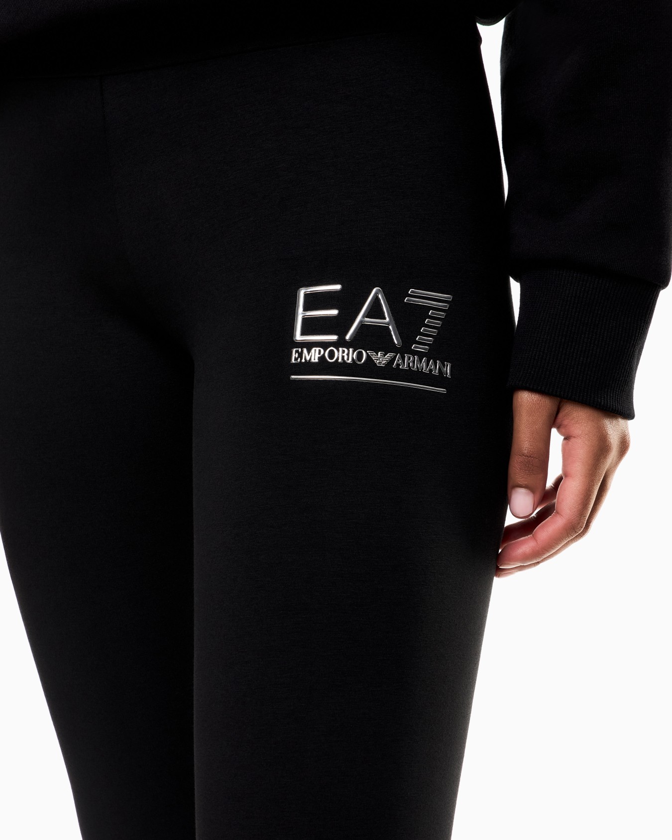 Visibility stretch-cotton leggings Slide 4