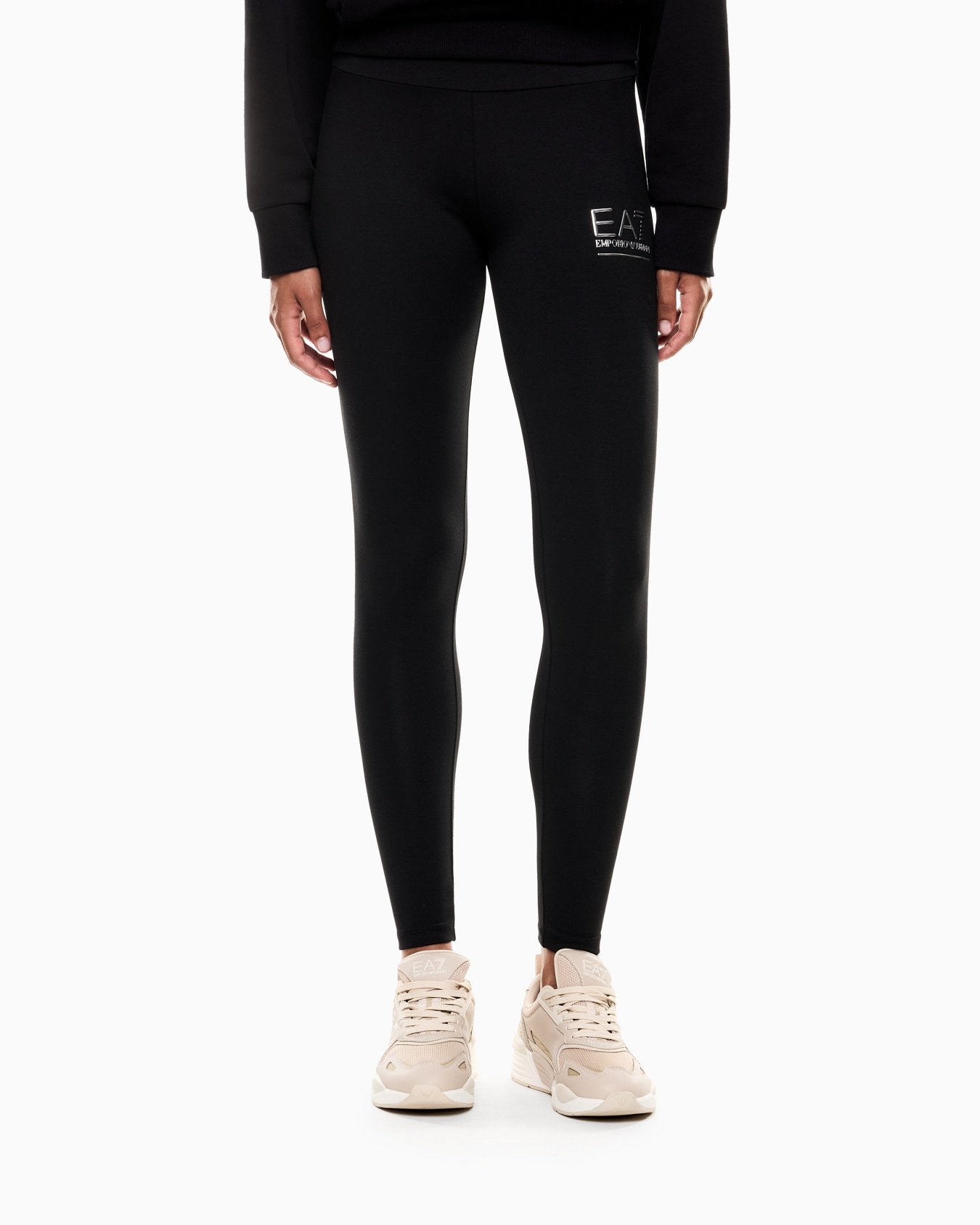 Visibility stretch-cotton leggings Slide 3