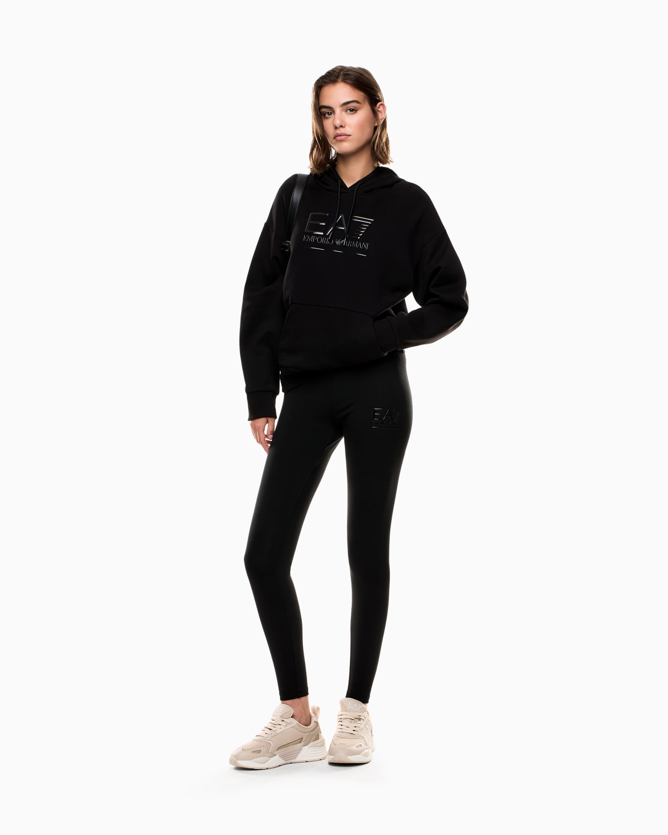 Visibility stretch-cotton leggings Slide 1