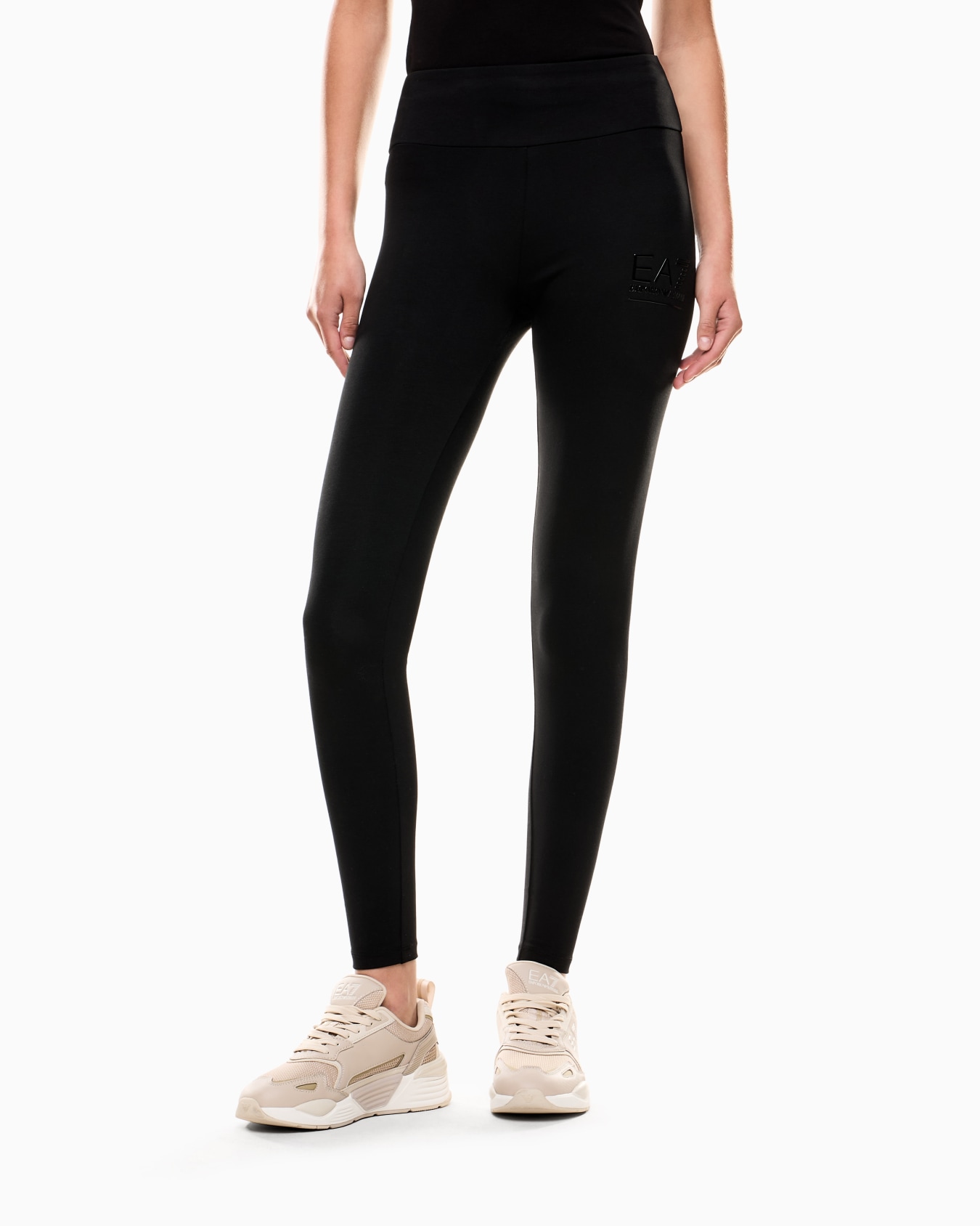 Visibility stretch-cotton leggings Slide 3