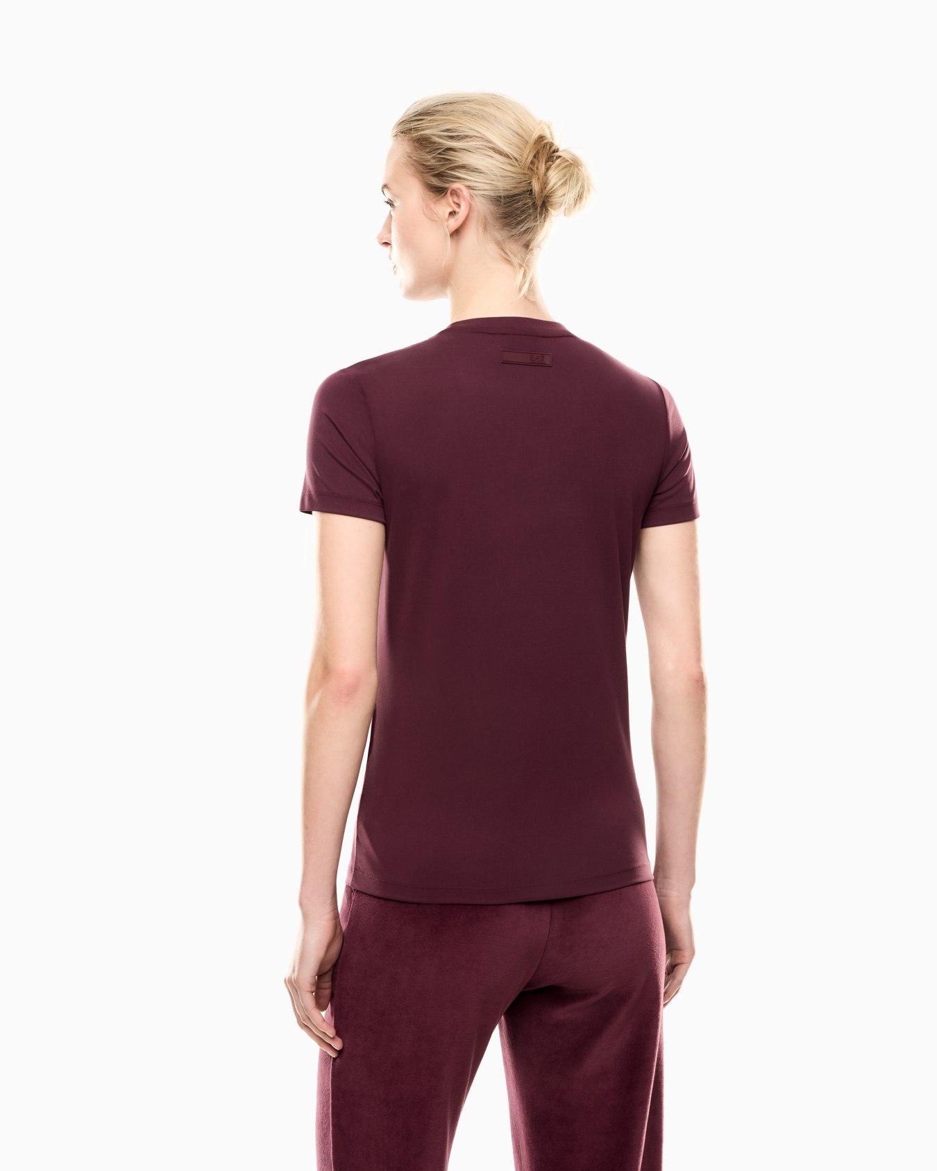 Athletic Velour viscose-blend crew-neck T-shirt Slide 2