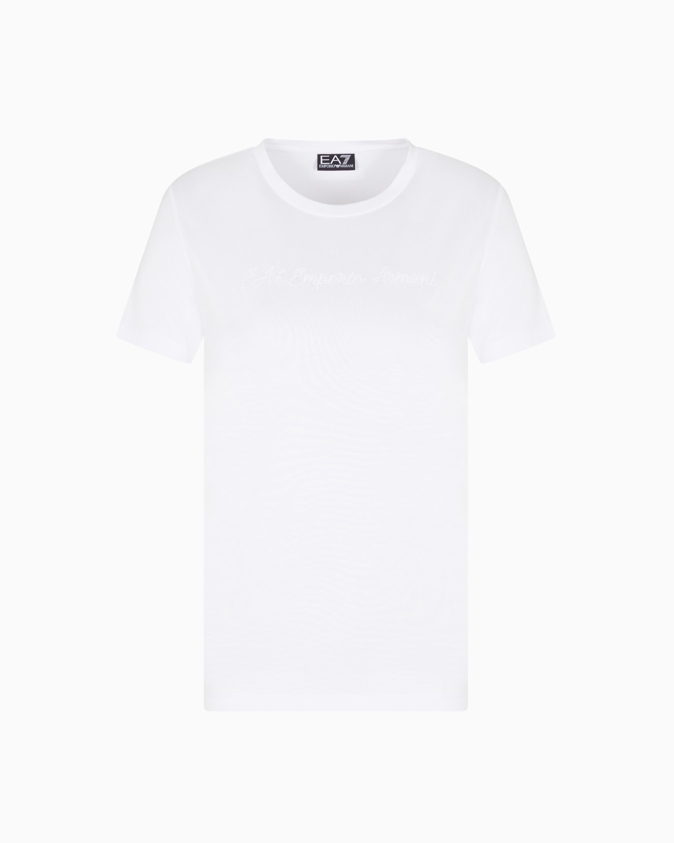 T-shirt ras-du-cou Athletic Velour en mélange viscose Diapositive 0