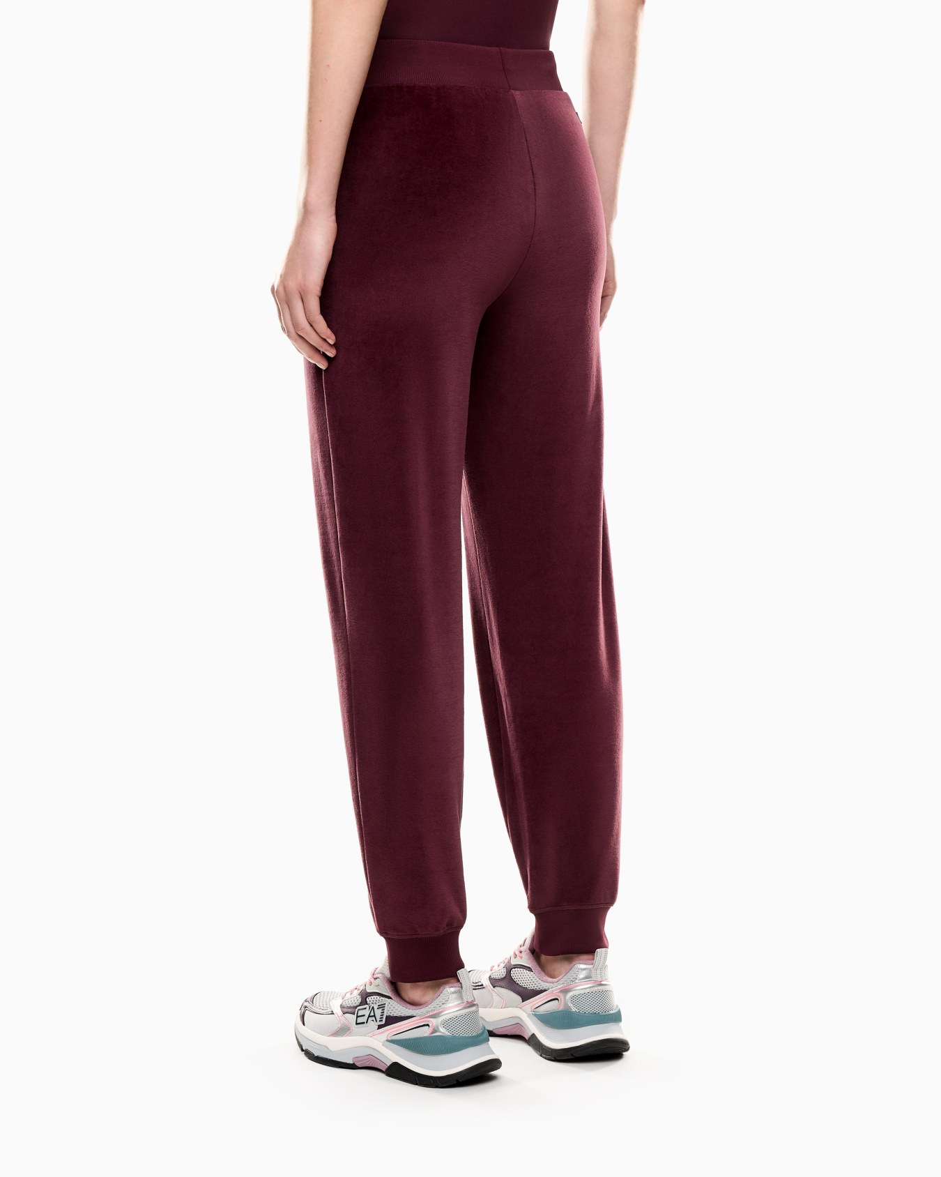Athletic Velours Jogginghose aus Stretch-Chenille Folie 2