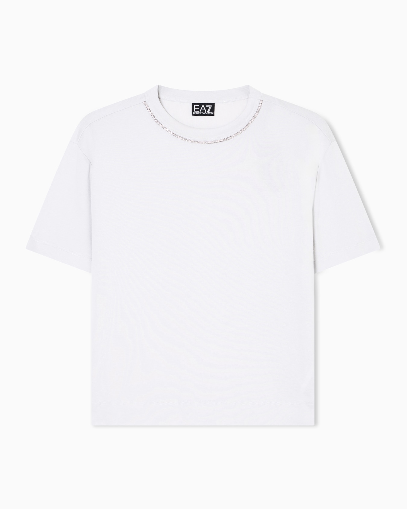 Camiseta de cuello redondo de mezcla de viscosa Precious Diapositiva 0