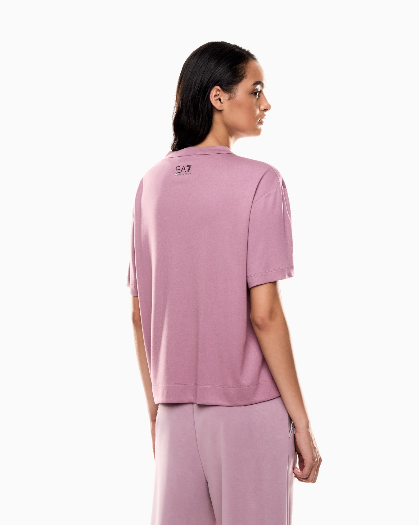 Camiseta de cuello redondo de mezcla de viscosa Precious Diapositiva 2