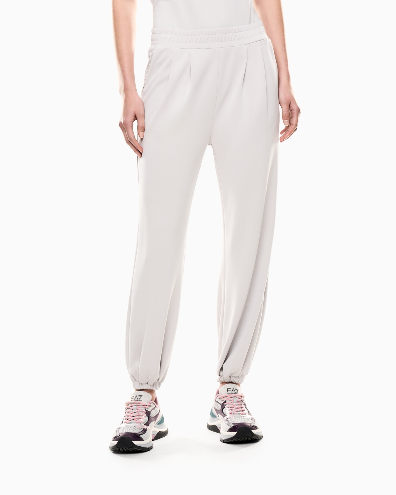 Precious stretch modal interlock joggers Diapositiva 3