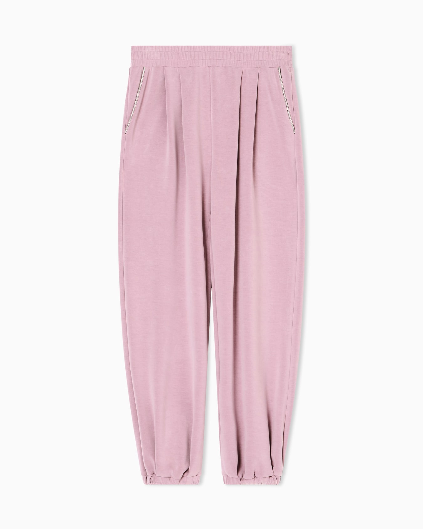 Pantalones de chándal de interlock de modal elástico Precious Diapositiva 0