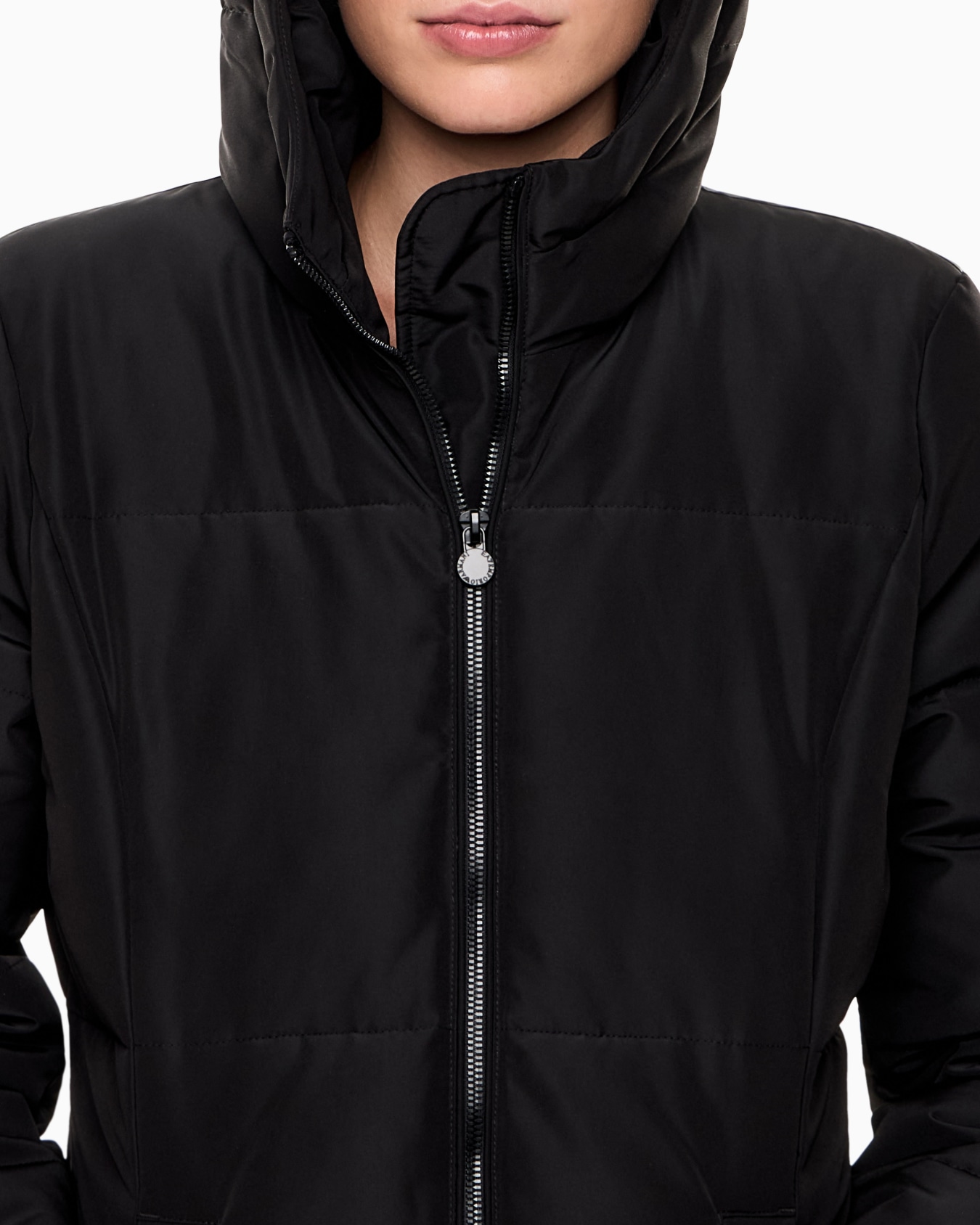 ASV Winter Mix long padded jacket in recycled nylon Slide 3