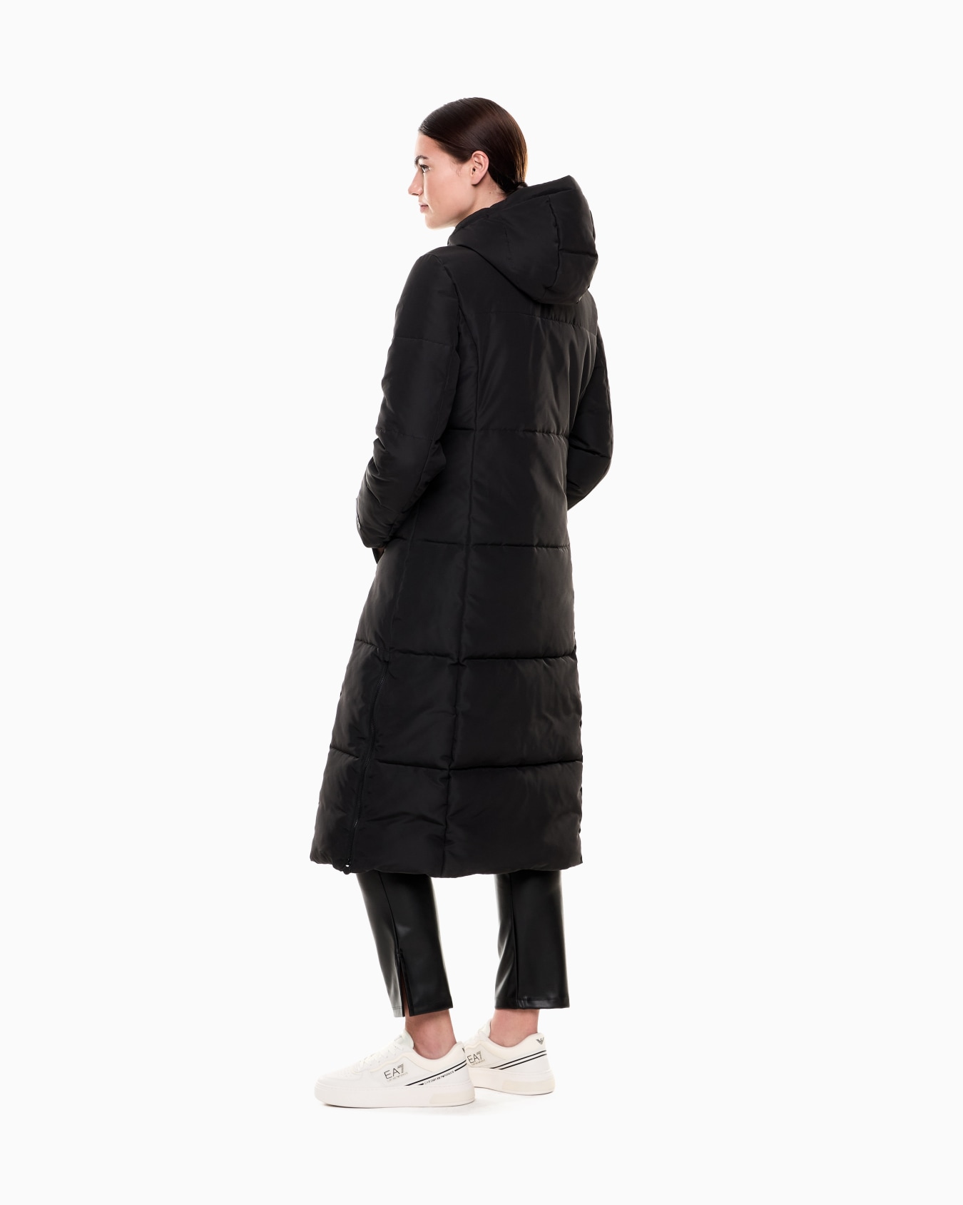 ASV Winter Mix long padded jacket in recycled nylon Slide 2