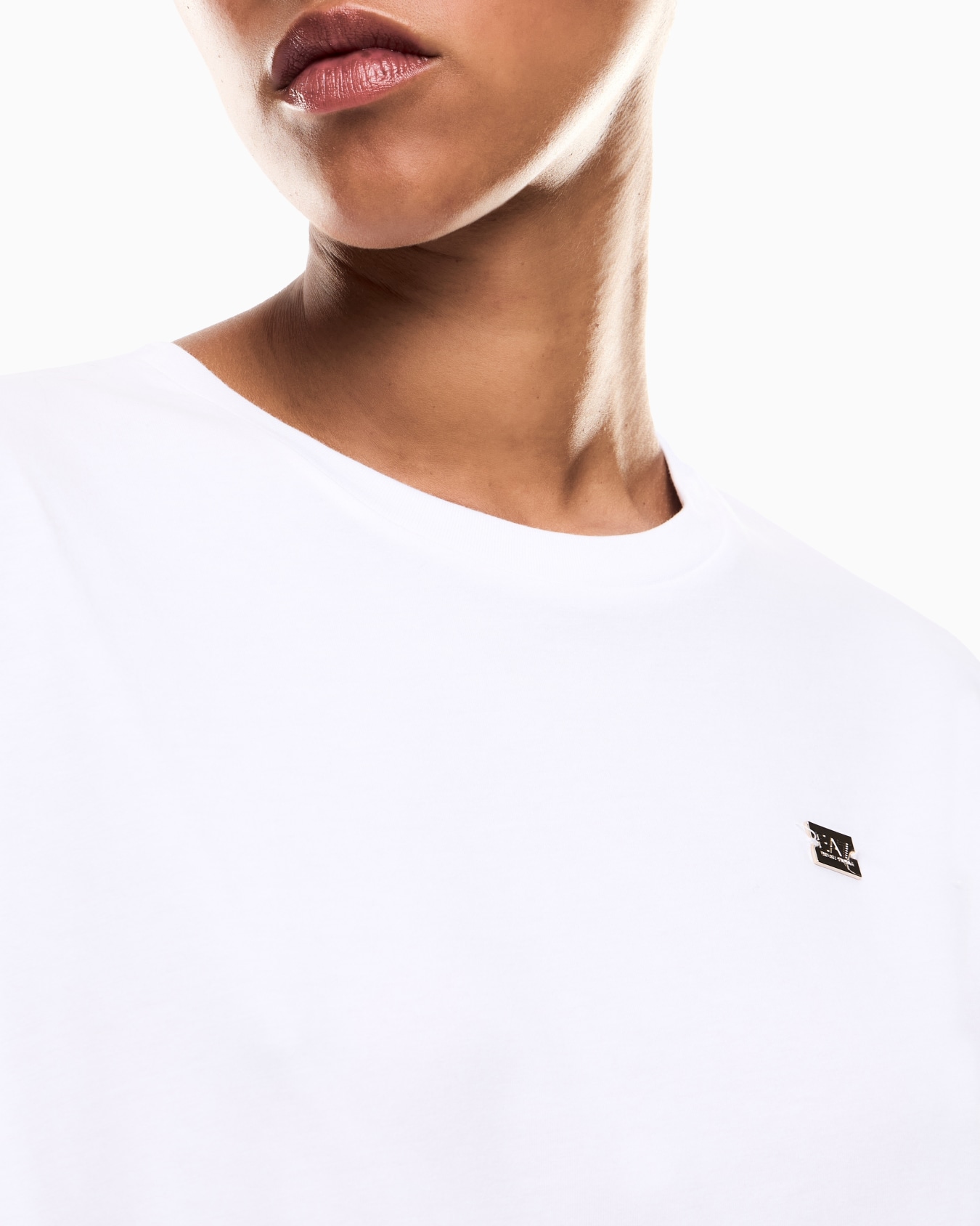 Core Lady short-sleeved T-shirt in stretch cotton jersey Slide 4