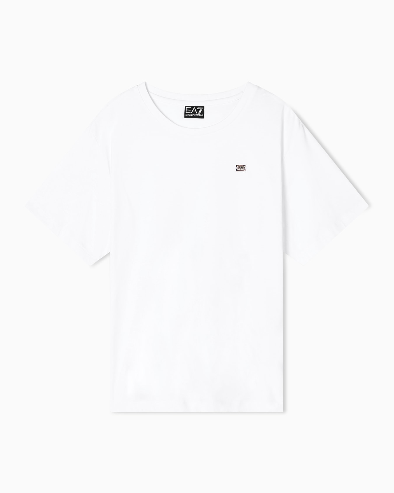 Core Lady short-sleeved T-shirt in stretch cotton jersey Slide 0
