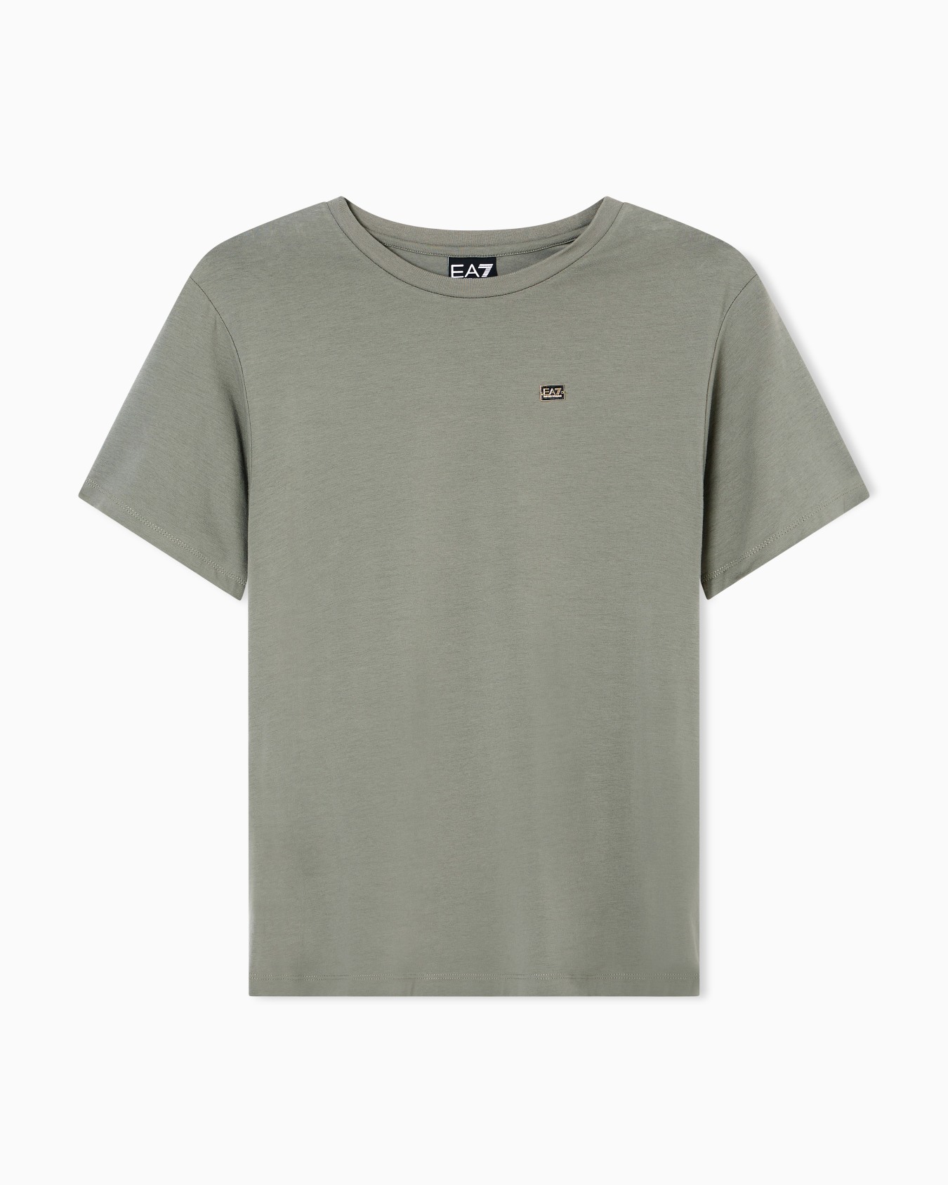 Core Lady short-sleeved T-shirt in stretch cotton jersey Slide 0