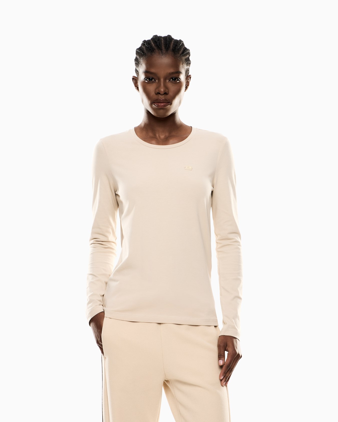 Core Lady stretch-jersey, long-sleeved T-shirt Slide 3