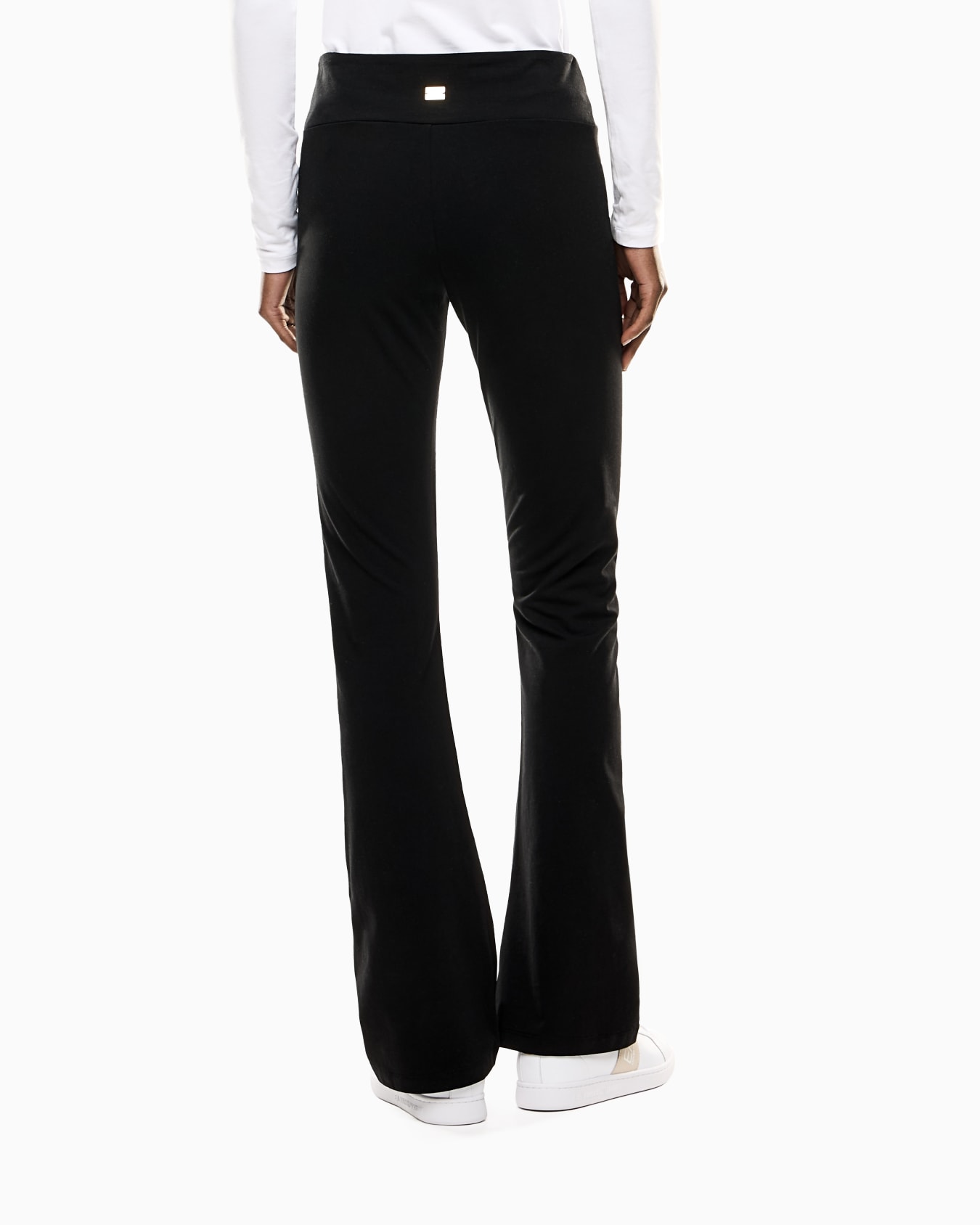 Core Lady stretch-cotton jersey bootcut leggings Slide 2