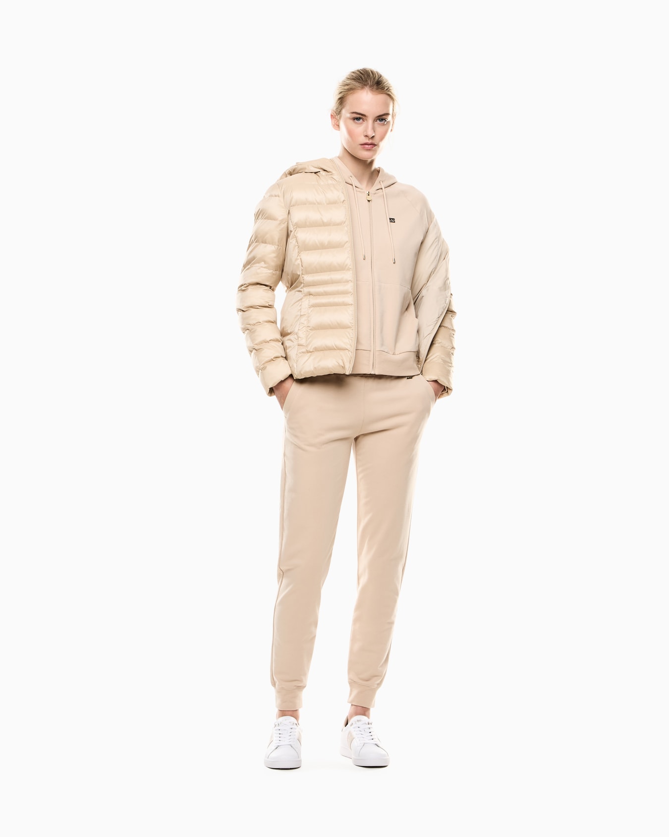 Core Lady stretch-cotton joggers Slide 1