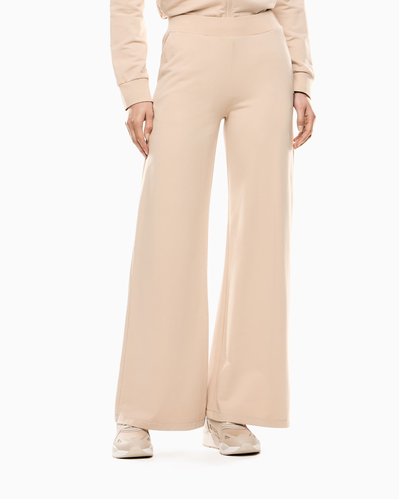 Core Lady stretch-cotton wide-leg trousers Slide 3
