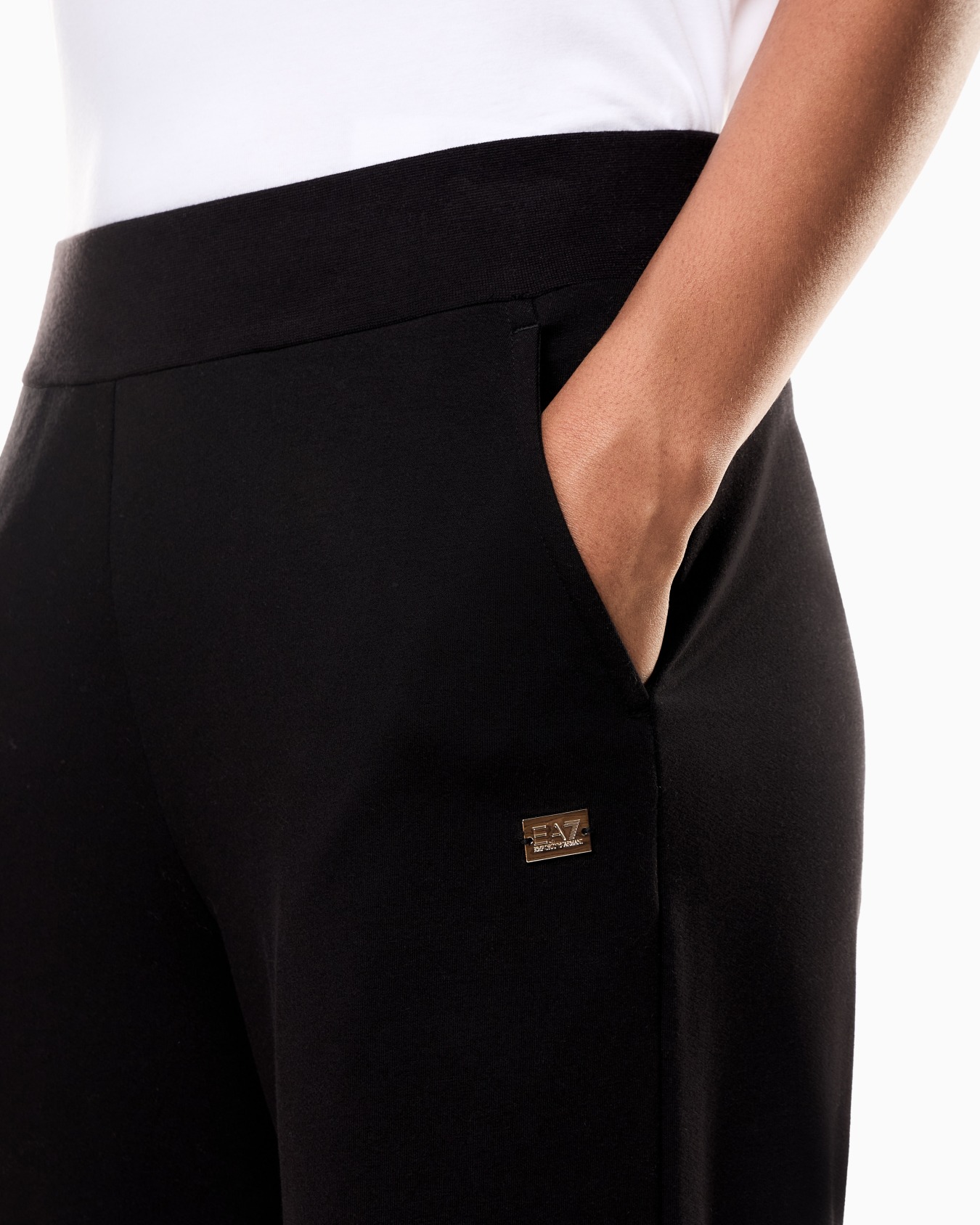 Pantaloni ampi Core Lady in cotone stretch Slide 4
