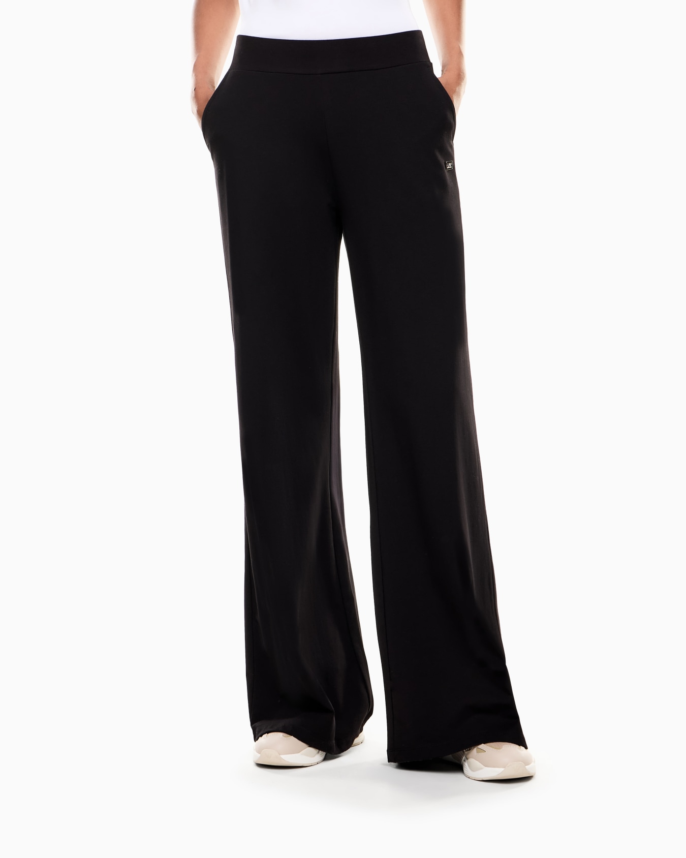 Pantaloni ampi Core Lady in cotone stretch Slide 3