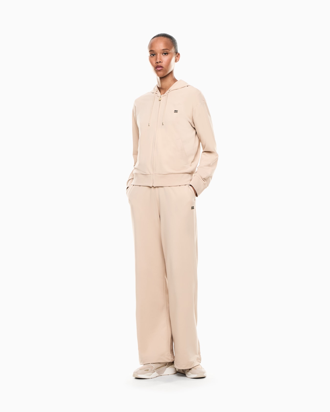 Core Lady stretch-cotton tracksuit Slide 1