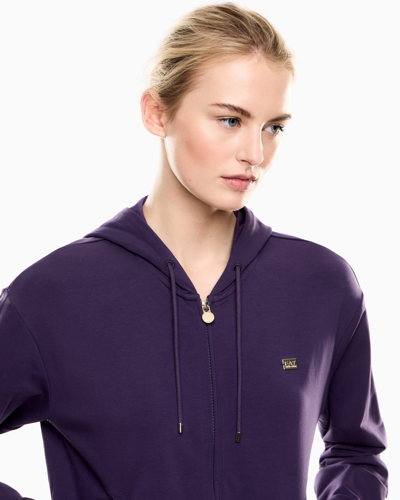 Core Lady stretch-cotton tracksuit Slide 4