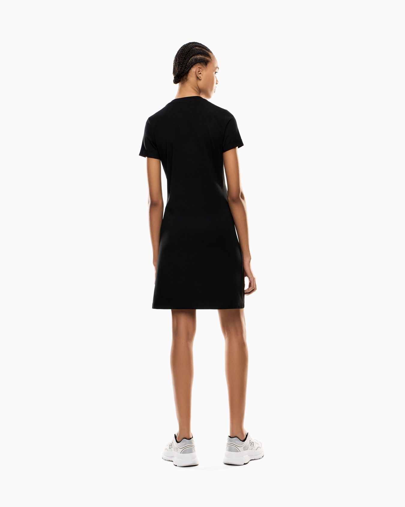Evolution Jersey-Kleid aus einer elastischen Baumwoll-Modal-Mischung Folie 2