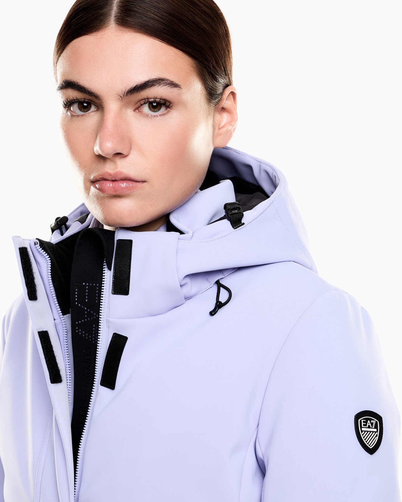 Veste de ski technique en softshell rembourrée en STRATUM7  Diapositive 4