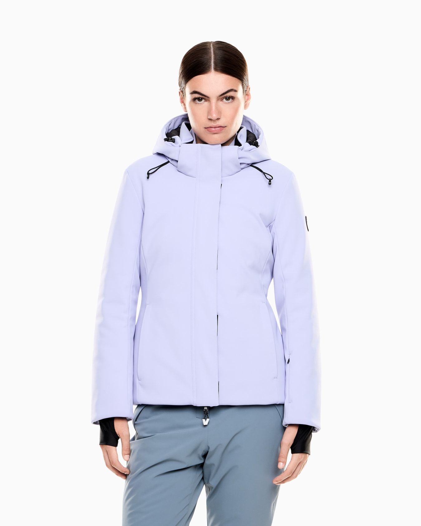 Veste de ski technique en softshell rembourrée en STRATUM7  Diapositive 3