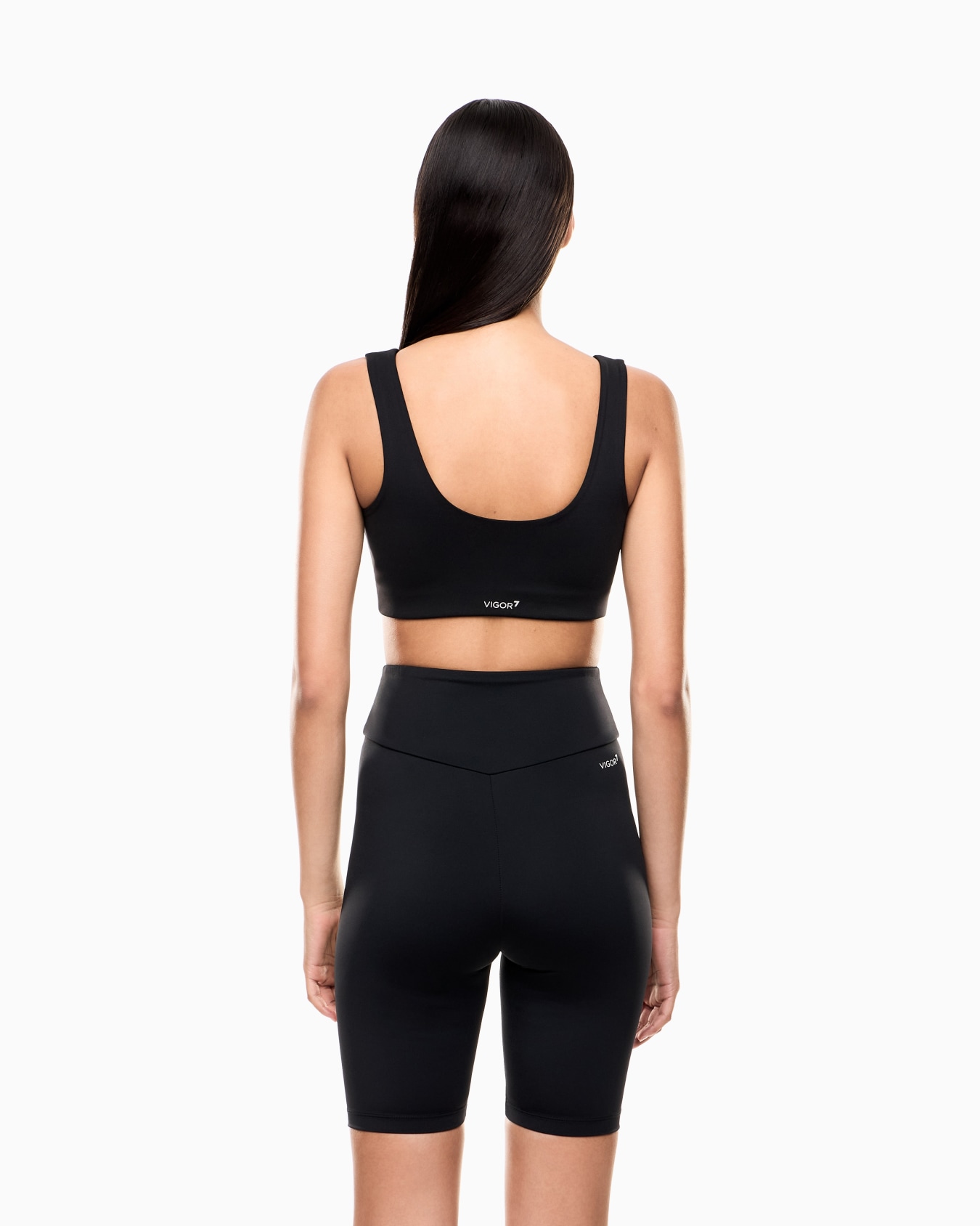 Dynamic Athlete cycling leggings in VIGOR7 technical fabric Slide 2