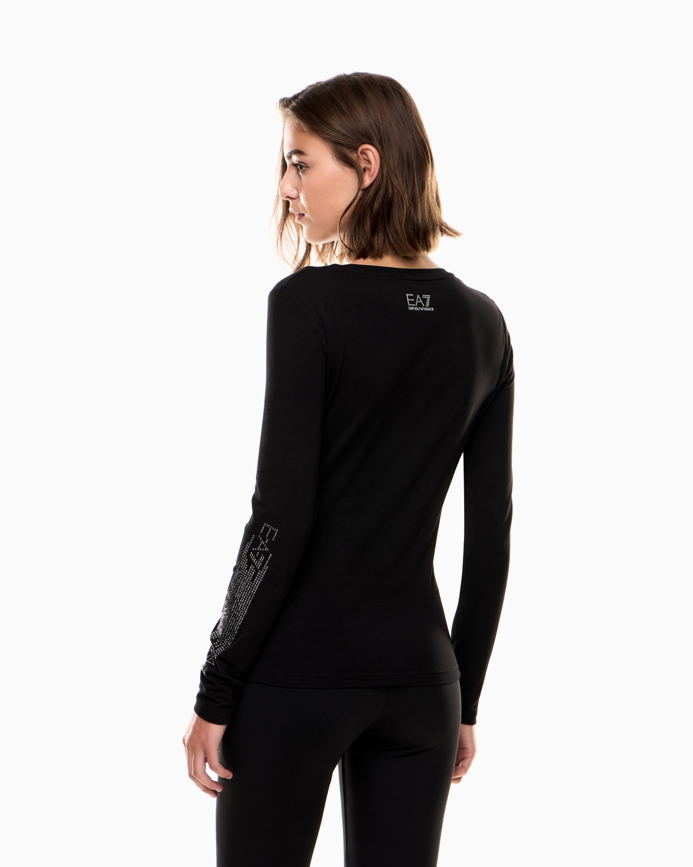 Logo Series stretch-jersey long-sleeved T-shirt Slide 2