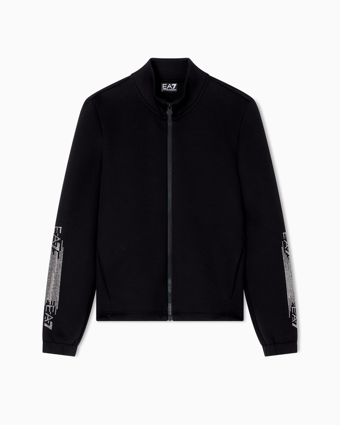 Logo Series cotton-blend zip-up sweatshirt Slide 0