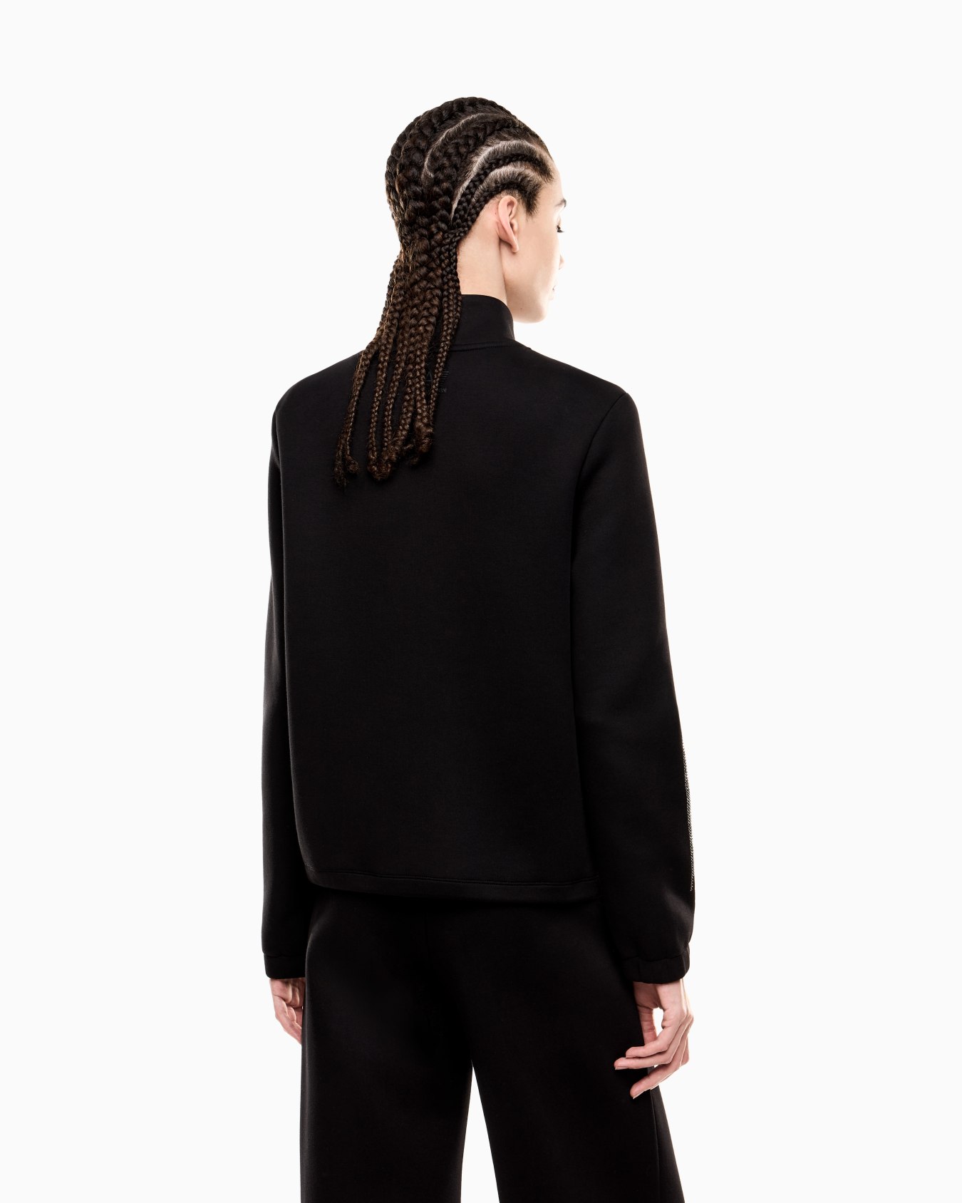 Logo Series cotton-blend zip-up sweatshirt Slide 2