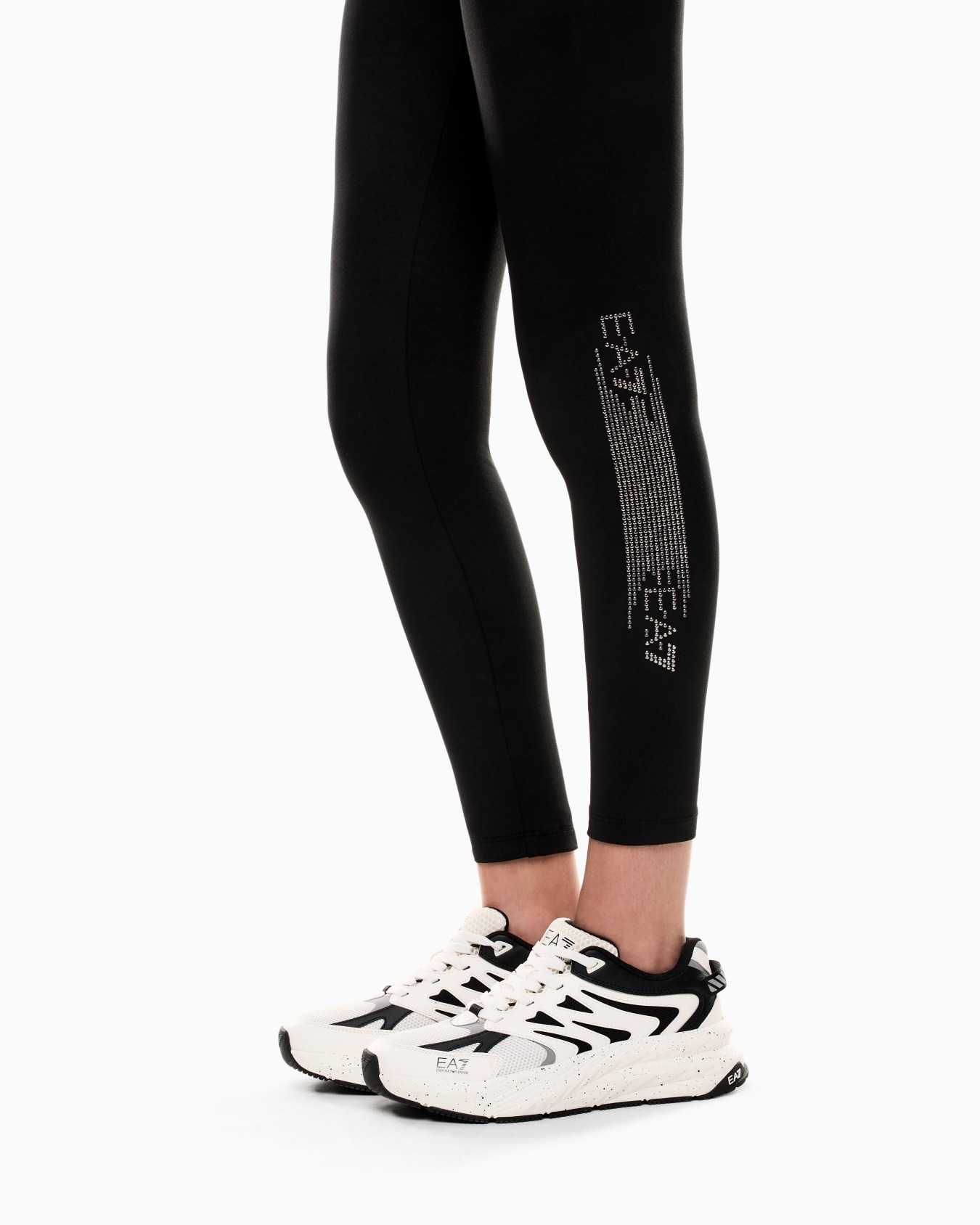Logo Series stretch cotton blend leggings Slide 4