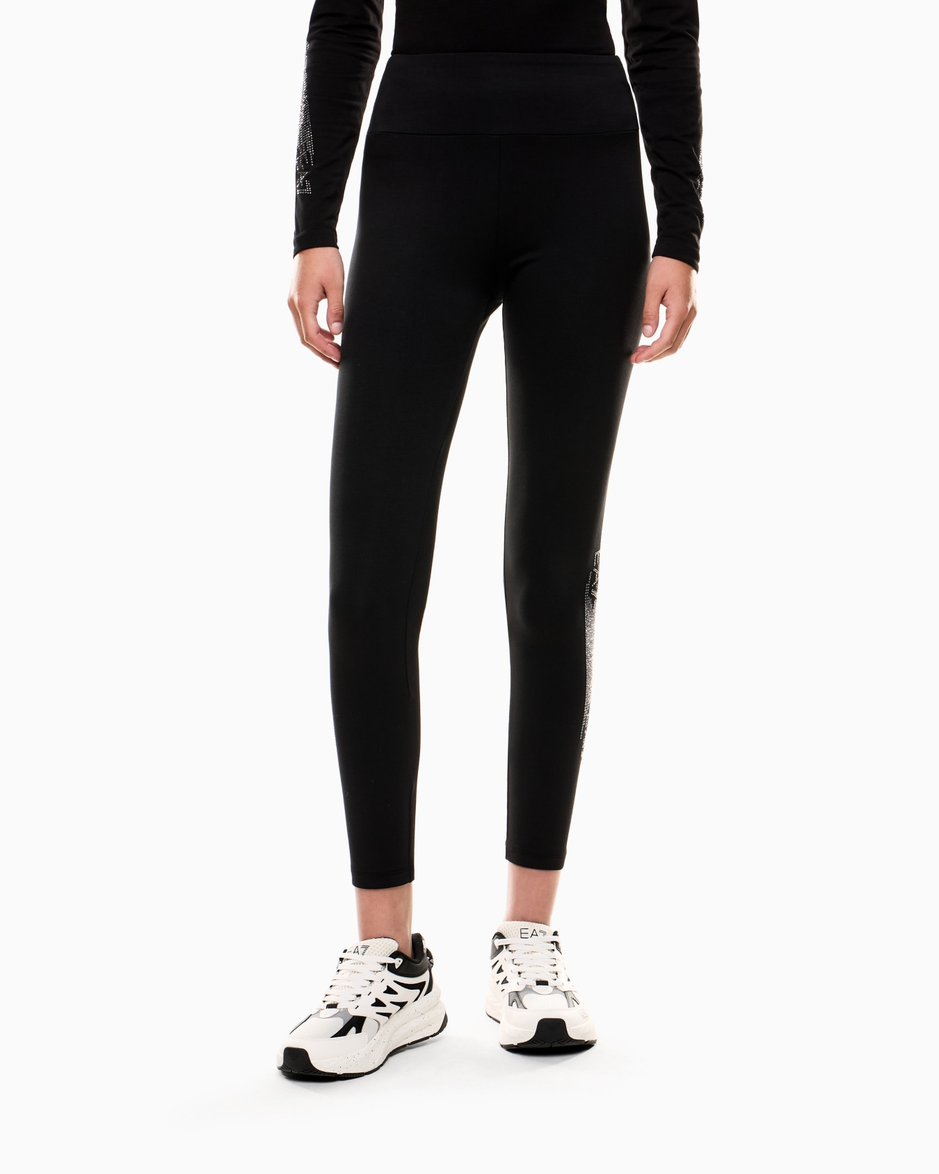 Logo Series stretch cotton blend leggings Slide 3