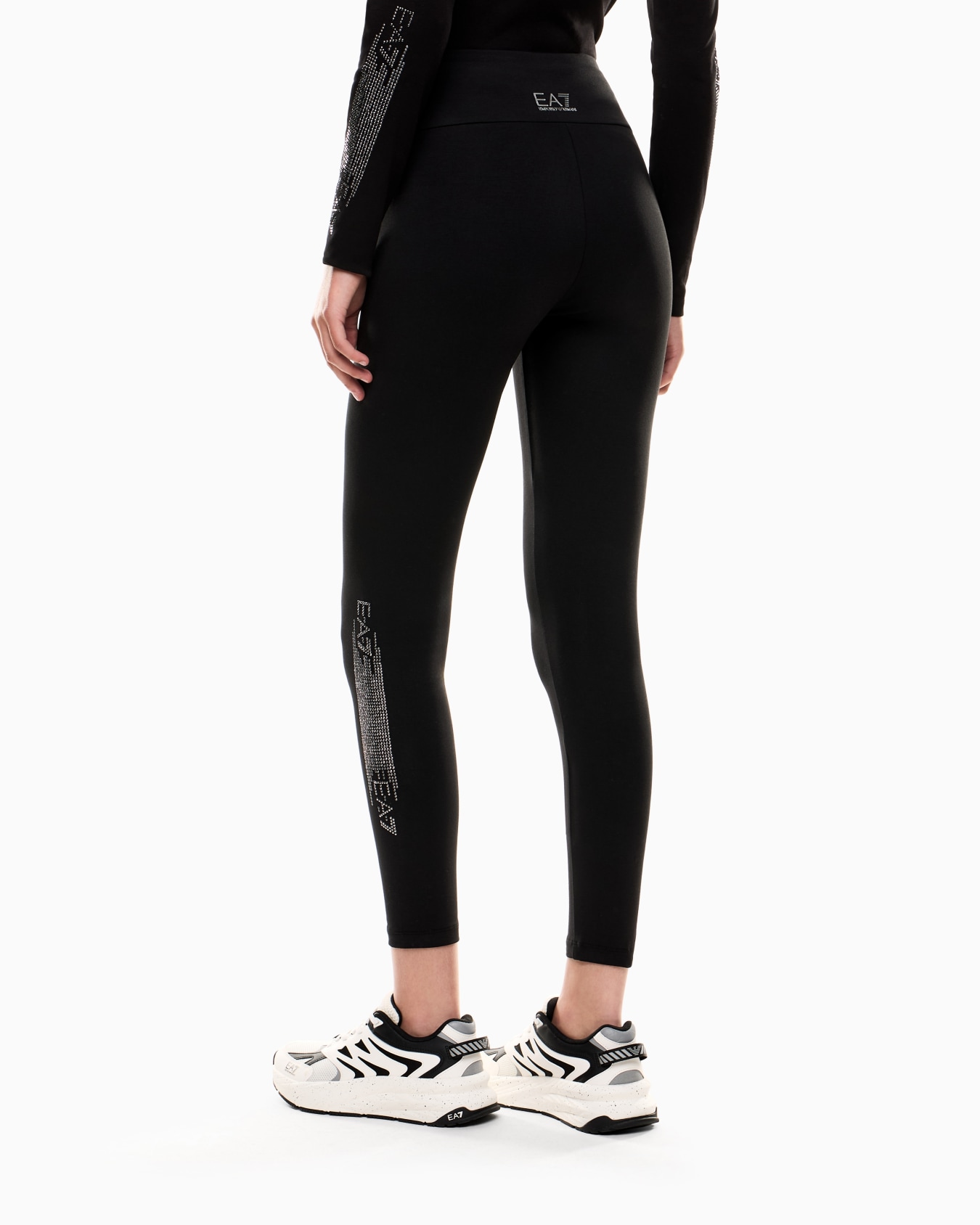 Logo Series stretch cotton blend leggings Slide 2