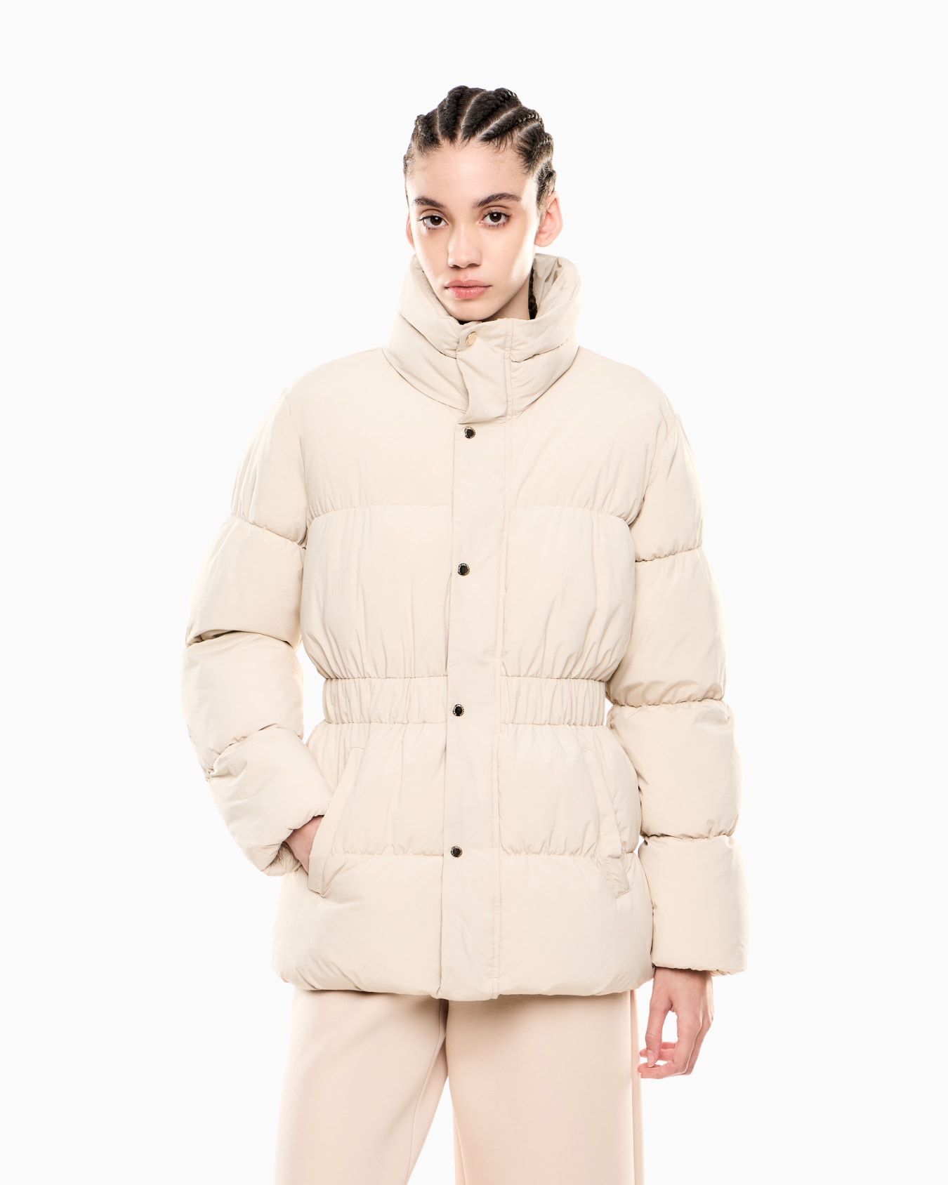 Logo Series nylon padded jacket Slide 3